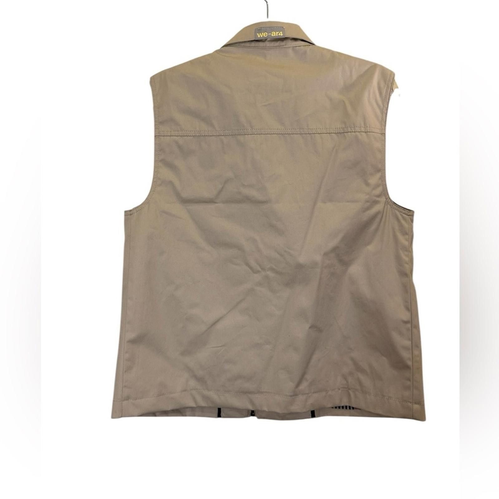 Other We-Ar4 Safari Style Vest in Limonta Fabric Tan Sz S Size S / US 4 / IT 40 - 4 Thumbnail