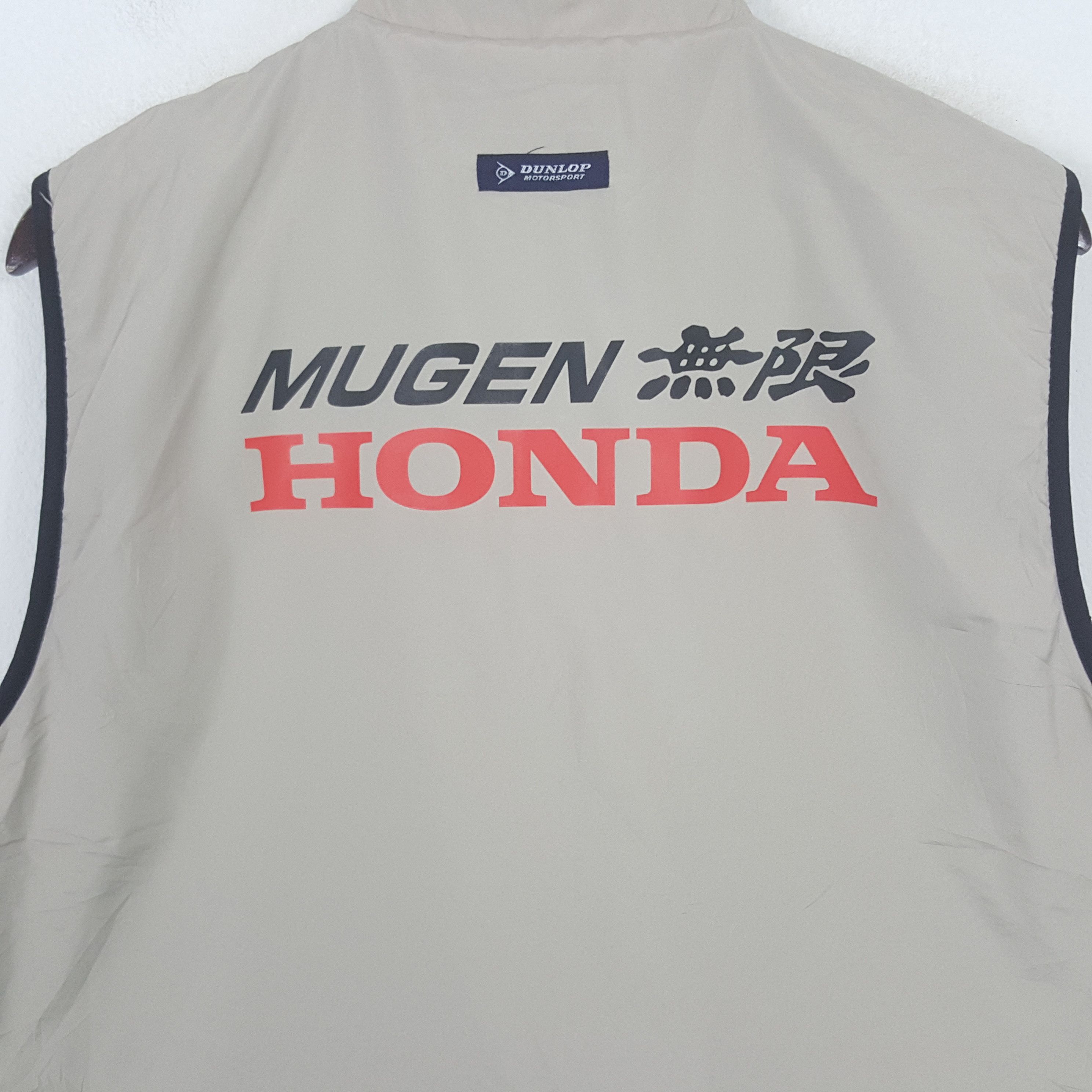 Japanese Brand Dunlop x Mugen Honda Custom Winter Zipper Vest Jacket Size US L / EU 52-54 / 3 - 2 Thumbnail