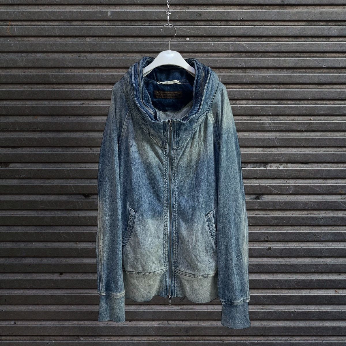 GOA Genuine Vintage Goa Denim Hooded Bono Jacket | Grailed