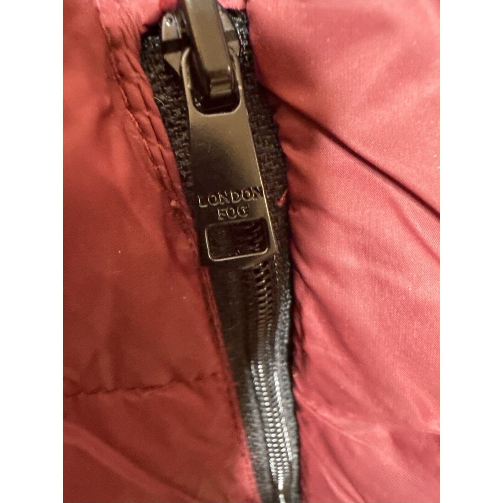 London Fog London Fog Parka Puffer Jacket Women’s XL Maroon Packable Size XL / US 12-14 / IT 48-50 - 6 Thumbnail