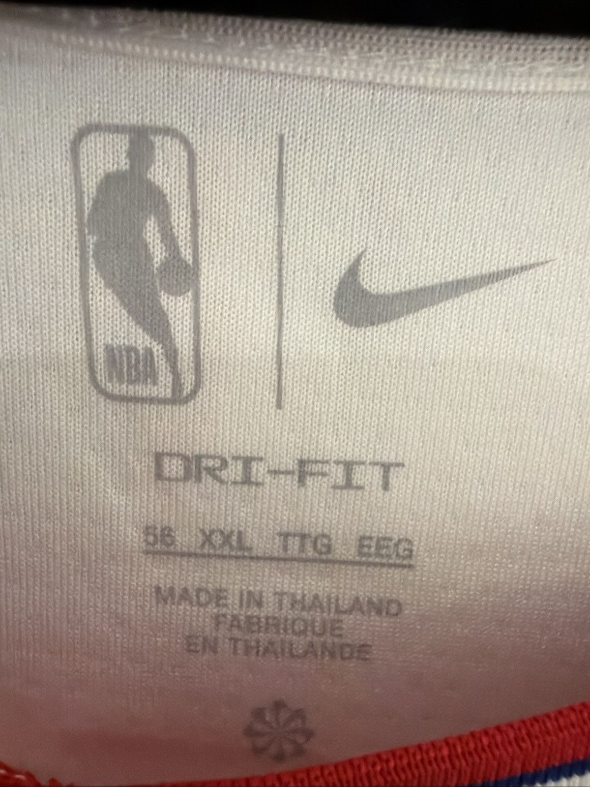 Nike Nike H-TOWN Basketball White JerseySize 56/2XL Men’s Size US XXL / EU 58 / 5 - 5 Thumbnail