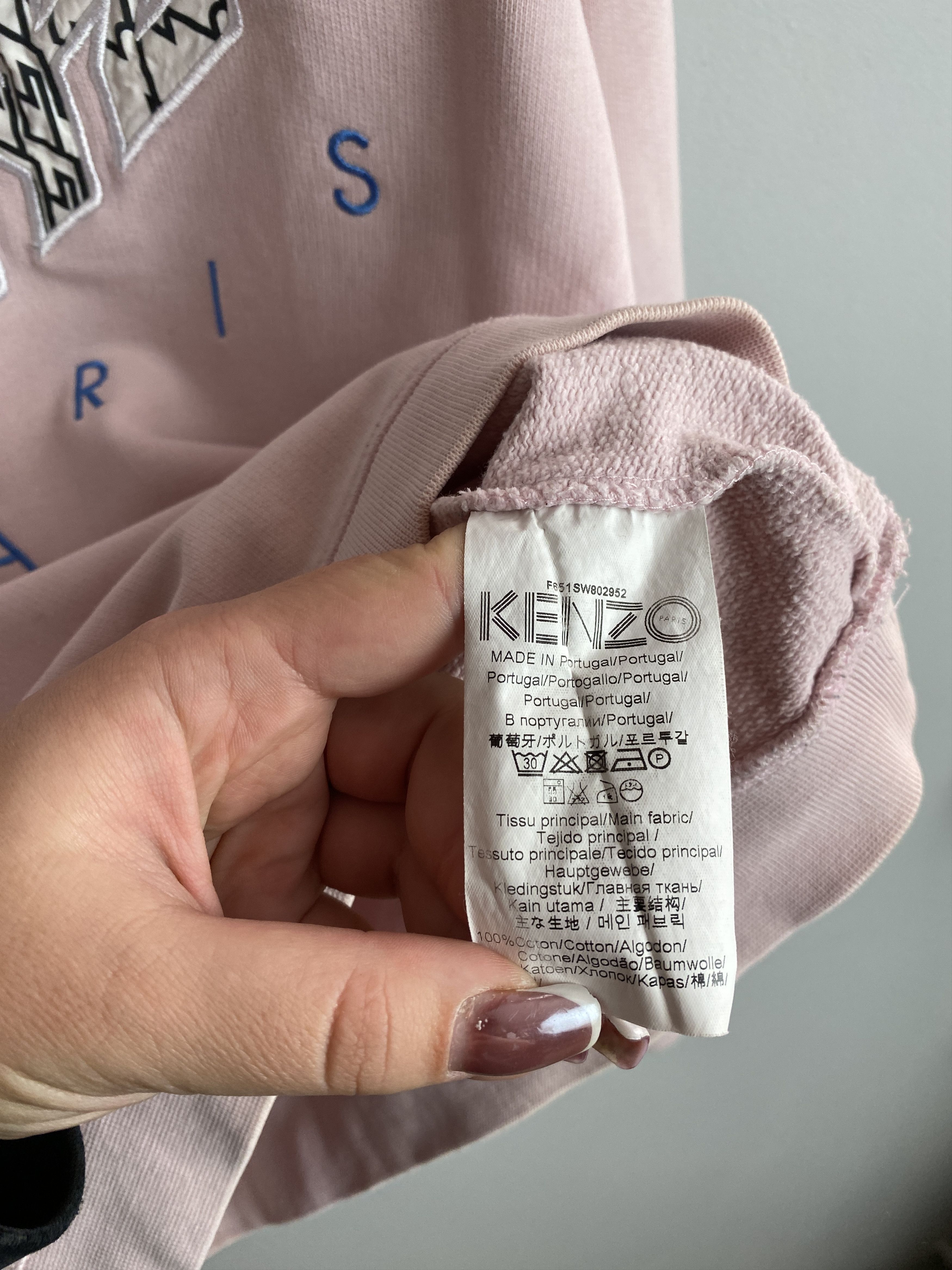 Kenzo Kenzo Paris big logo crewneck sweatshirt Size S / US 4 / IT 40 - 4 Thumbnail