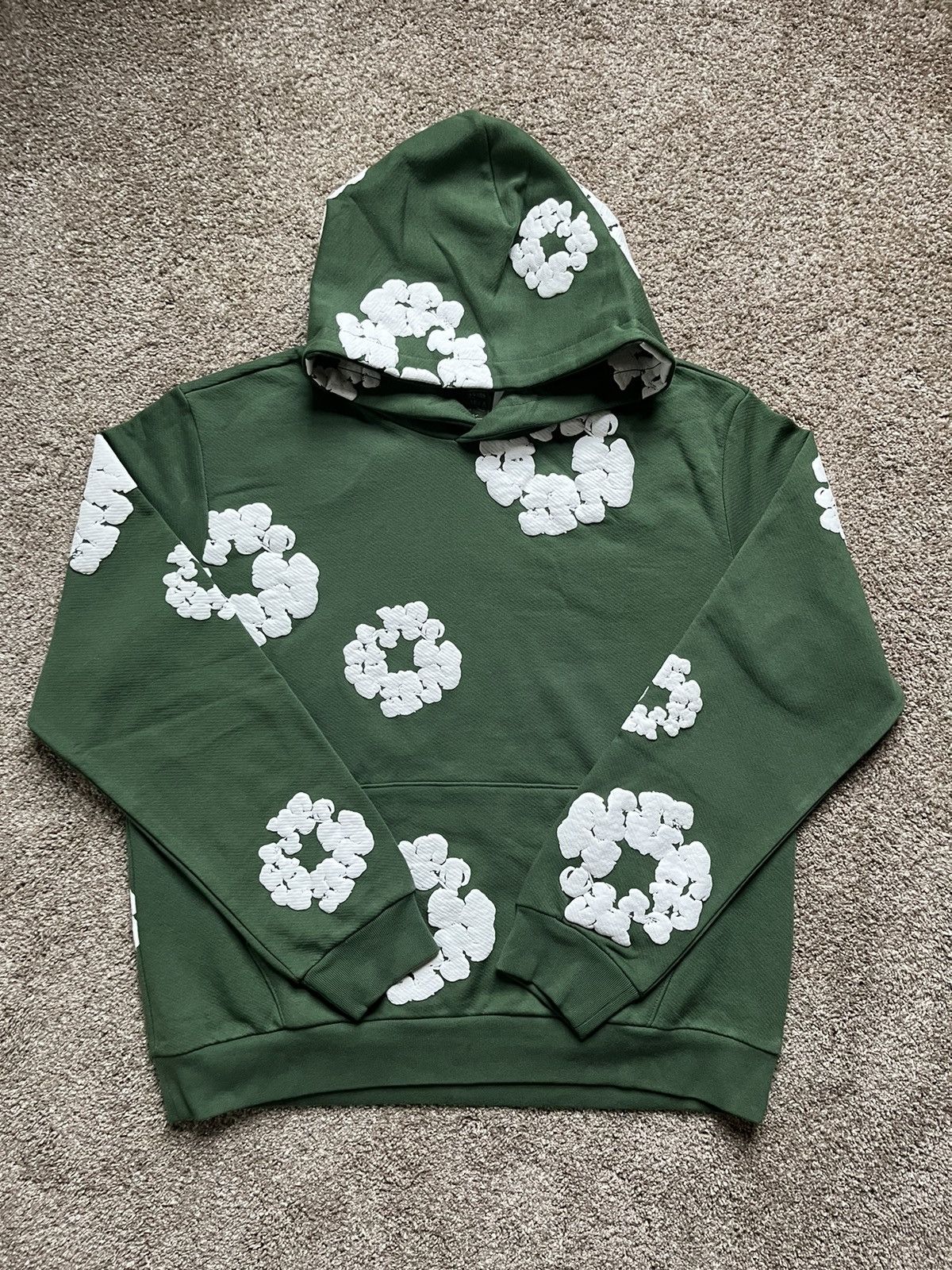Denim Tears Cotton Wreath Hoodie Green