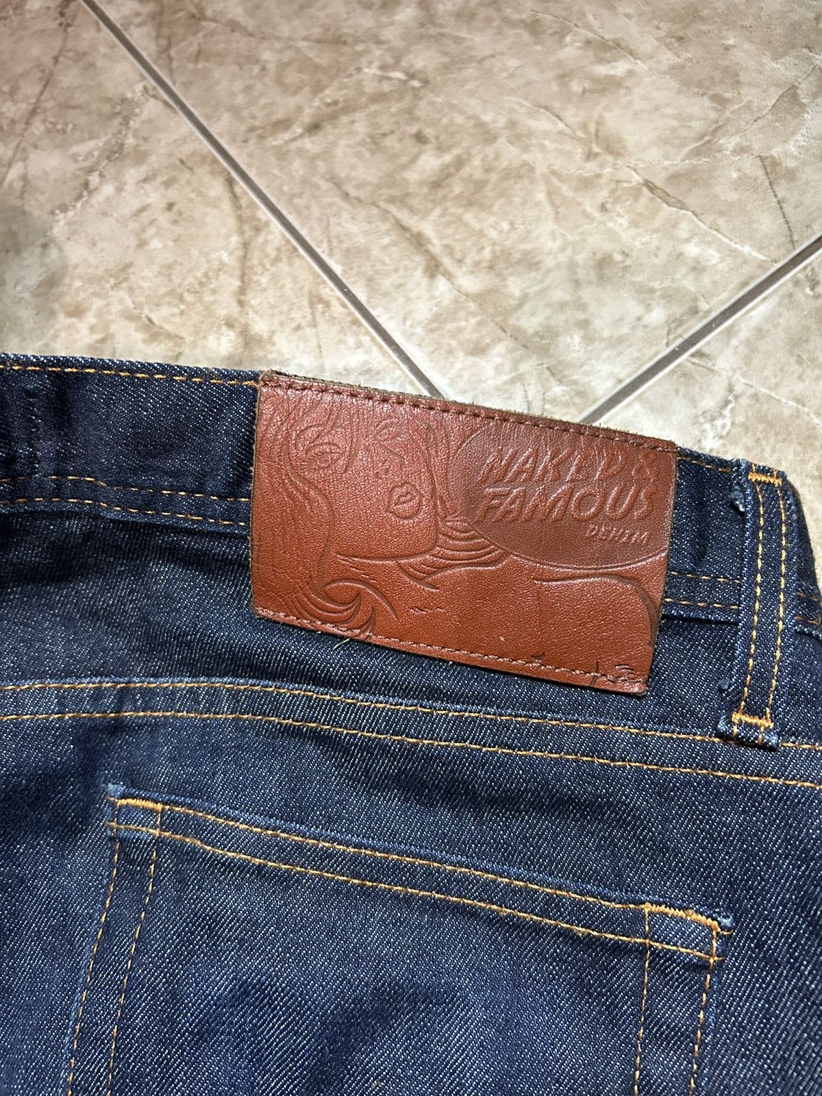 Naked & Famous Naked & Famous ‘11 oz Stretch Selvedge’ weird guy Size US 34 / EU 50 - 6 Thumbnail