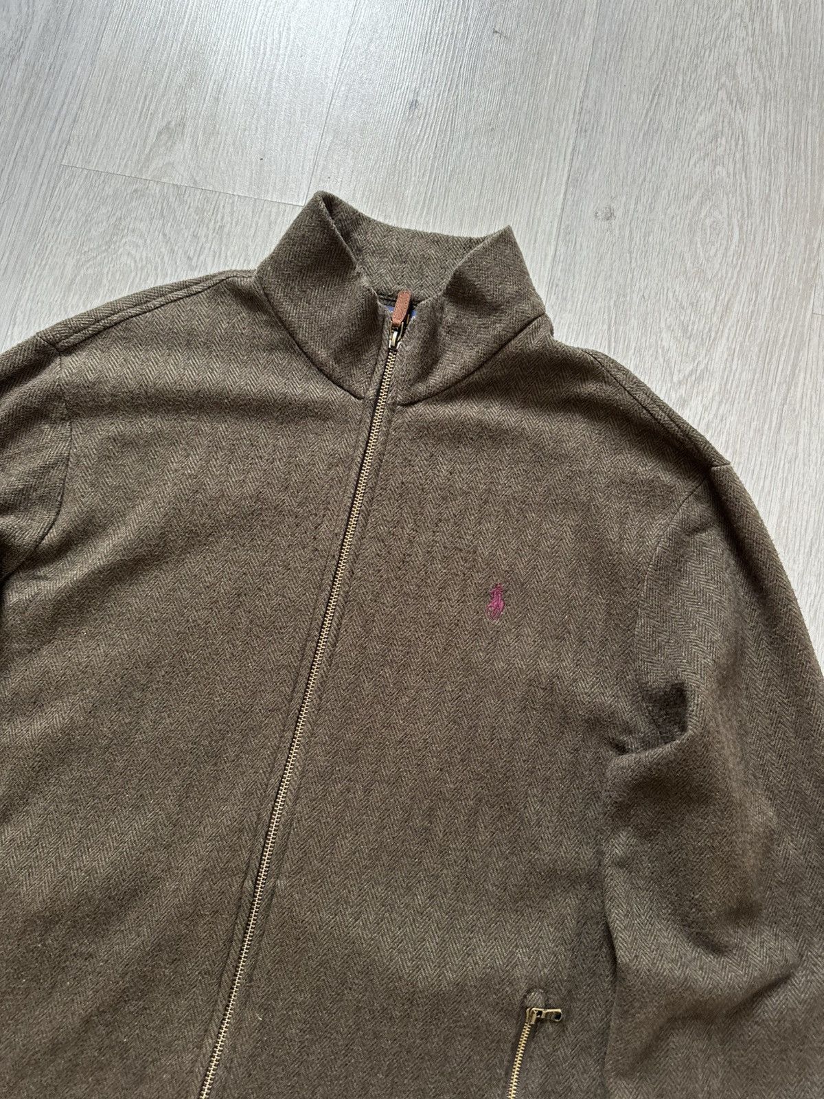 Polo Ralph Lauren Vintage Polo Ralph Lauren Zip Sweater Size US L / EU 52-54 / 3 - 2 Thumbnail