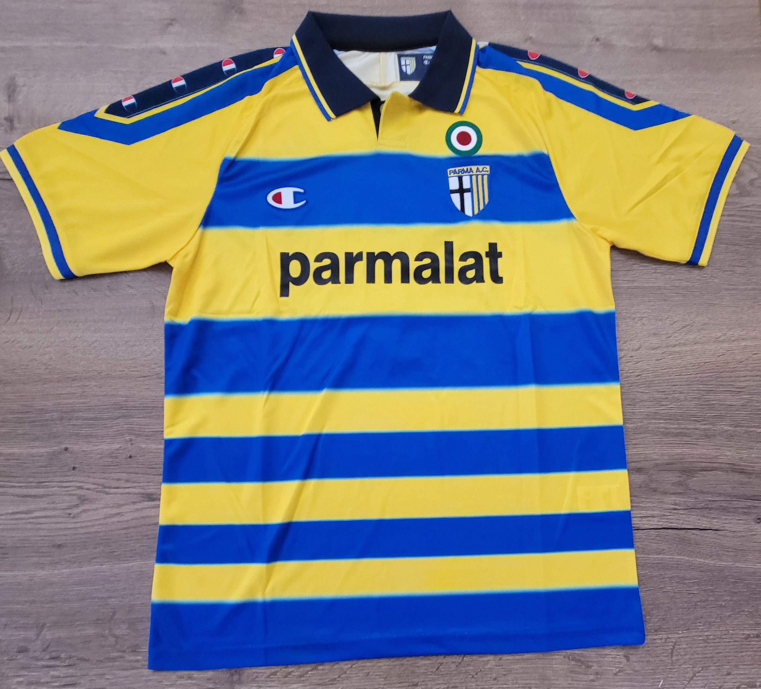 Other Crespo 9 Parma 1999/2000 Vintage Soccer Jersey trikot Size US L / EU 52-54 / 3 - 2 Thumbnail