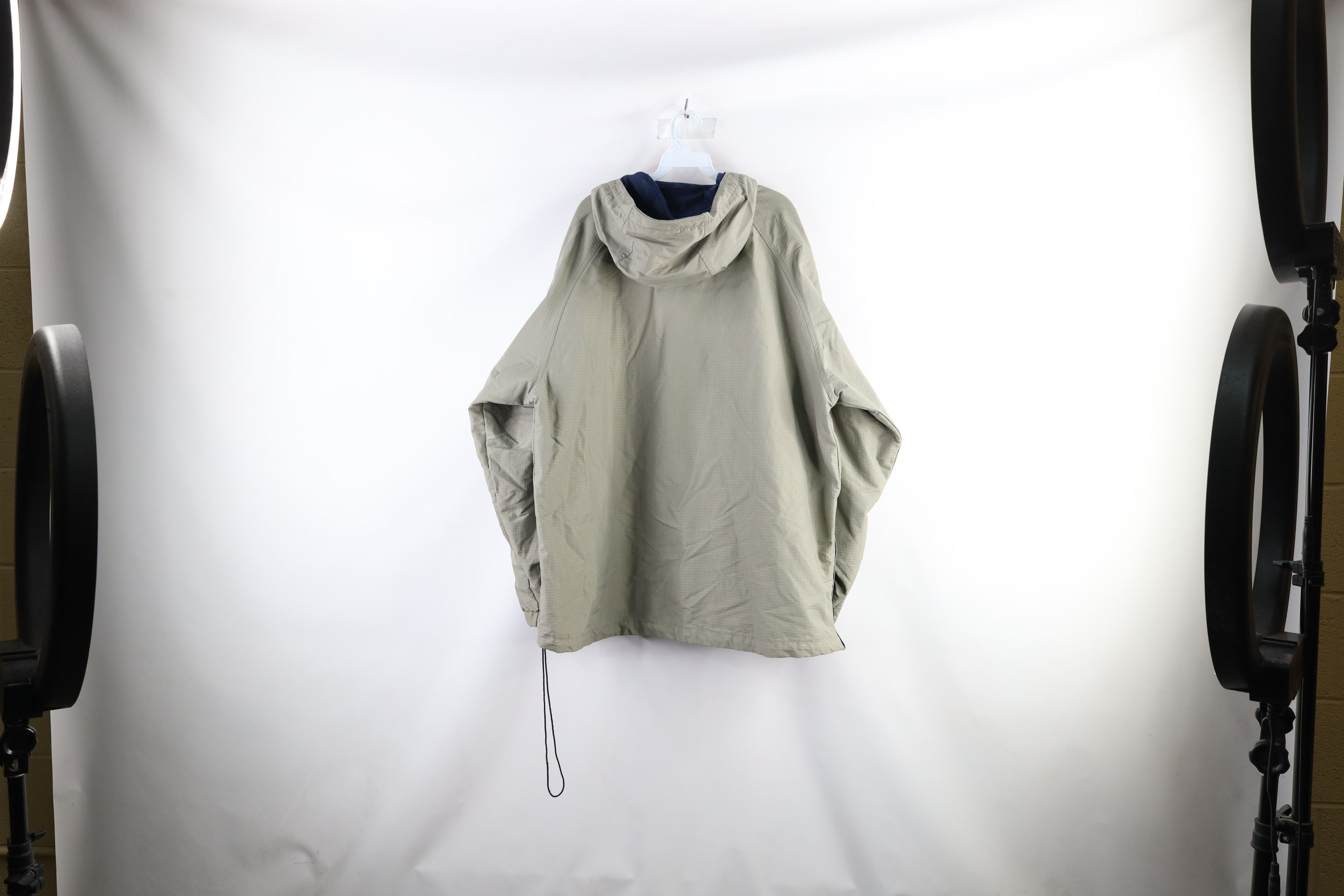 Nike × Vintage Vintage 90s Nike Scott Mini Swoosh Ripstop Anorak Jacket Size US XXL / EU 58 / 5 - 9 Thumbnail