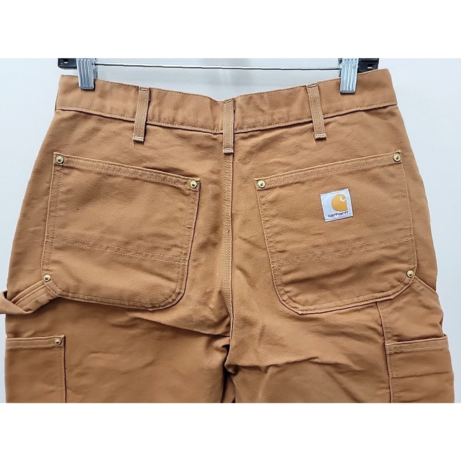 Carhartt VINTAGE Carhartt Pants Double Knee Brown 32x32 Men Inseam 32 Painter Carpenter Boys? Size US 32 / EU 48 - 7 Thumbnail