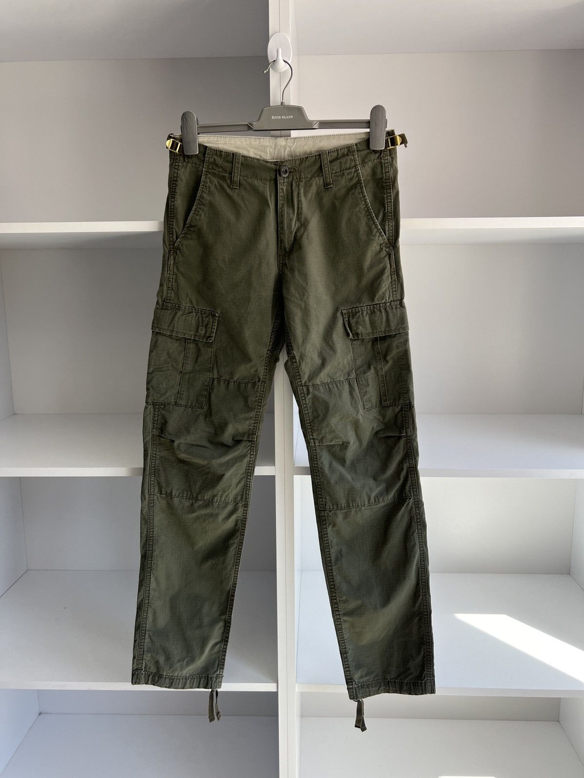Carhartt × Vintage Carhartt Khaki Cargo pants Size US 28 / EU 44 - 3 Thumbnail