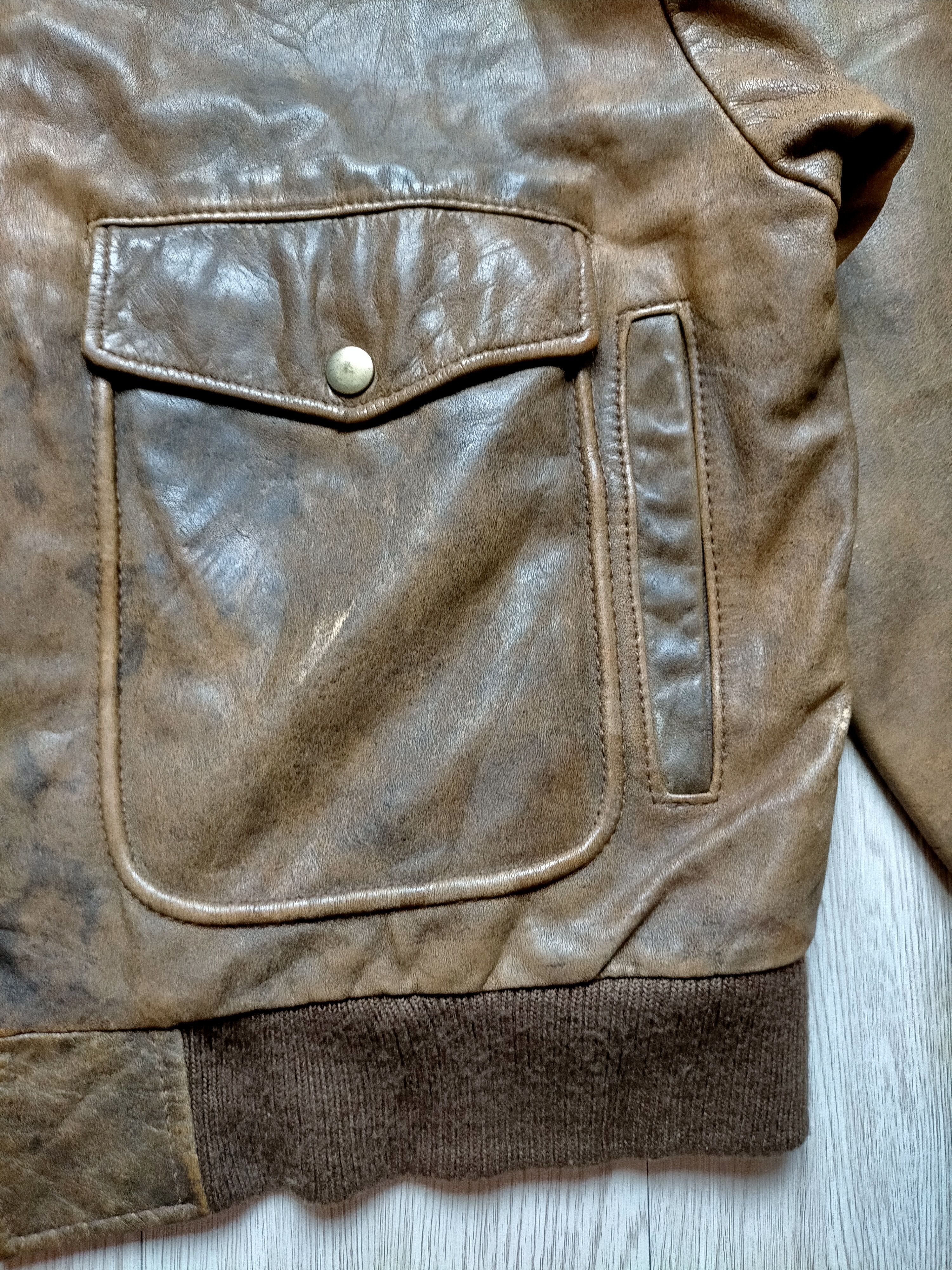 Burma Vintage 80s Burma Run Pilot Leather Jacket Size US M / EU 48-50 / 2 - 9 Thumbnail