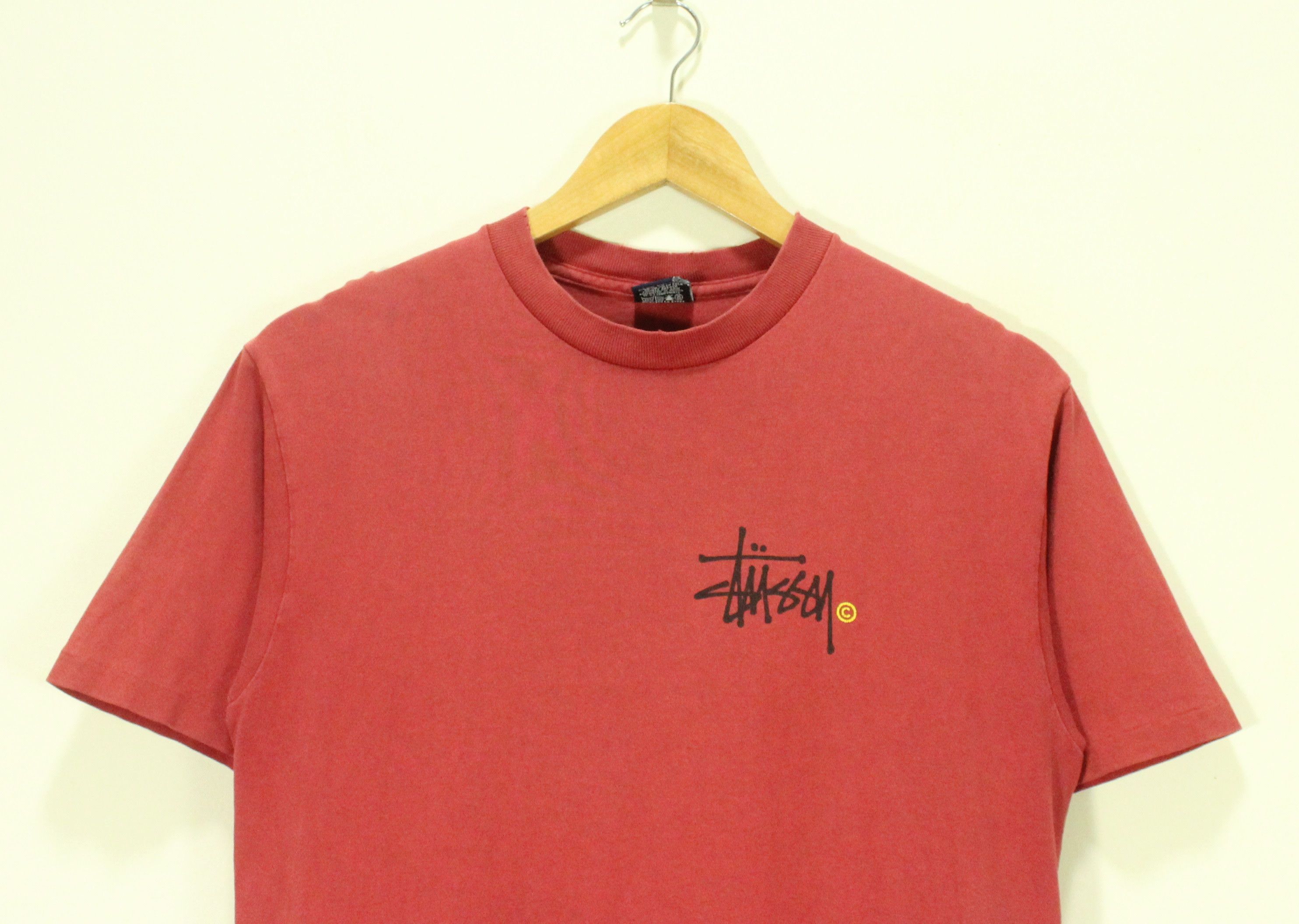 Stussy Vintage 90s STUSSY T Shirt Big Logo Spell Out Single Stitch Size US S / EU 44-46 / 1 - 4 Thumbnail