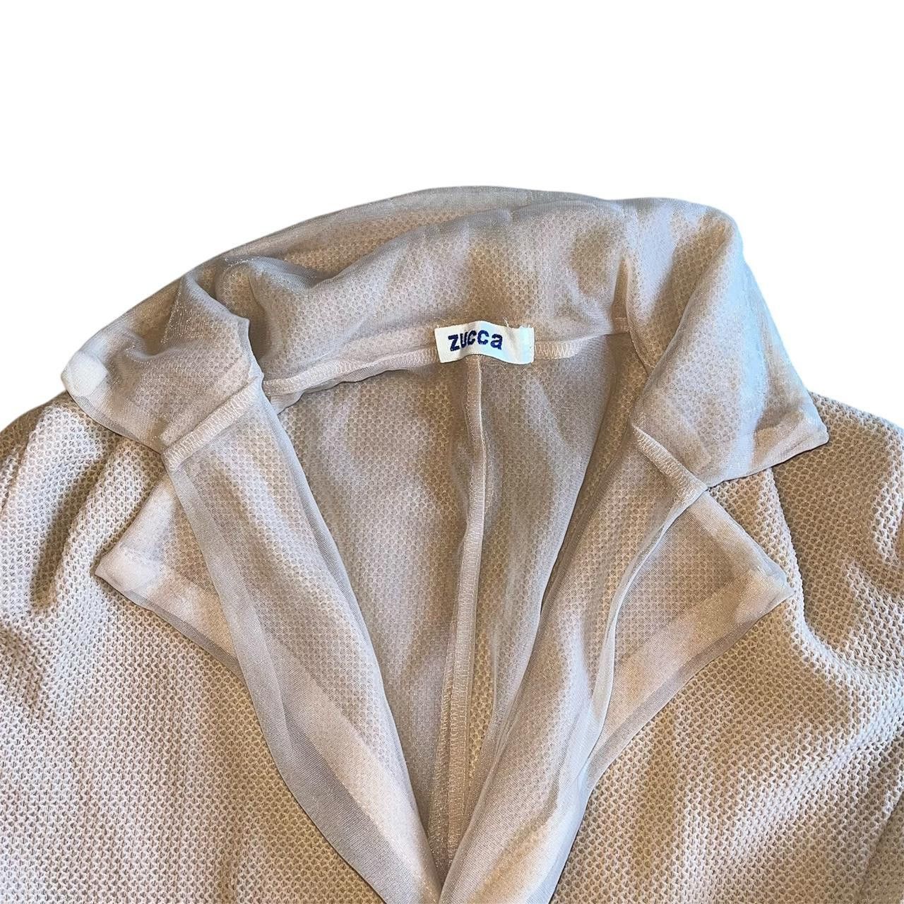 Zucca Vintage ZUCCa 1998 S/S Multilayer Blazer Size M / US 6-8 / IT 42-44 - 4 Thumbnail