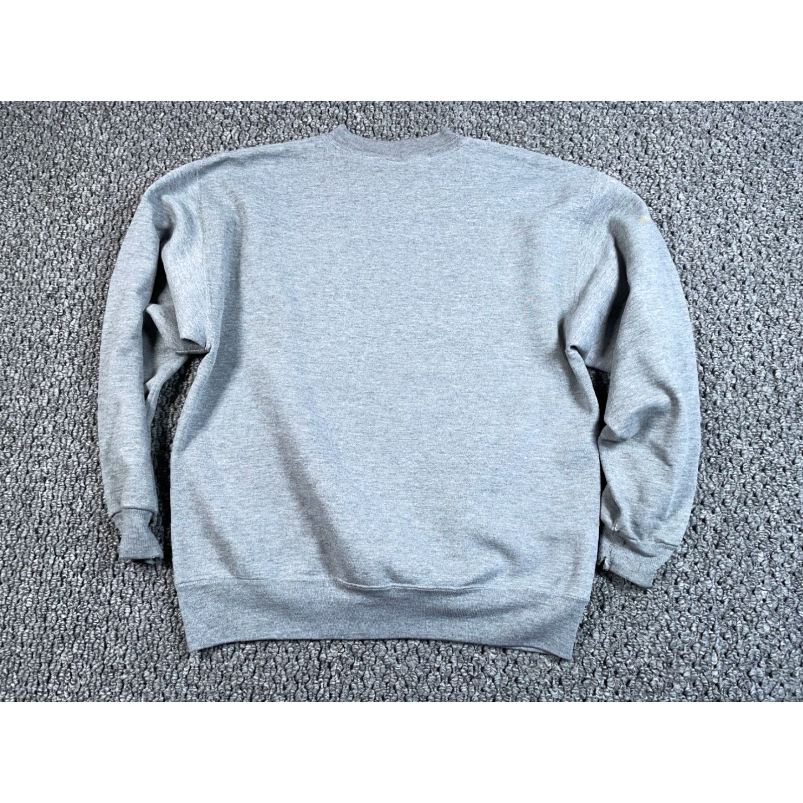 Jerzees VTG 80s Germany Print Sweatshirt Adult Medium Gray Jerzees Super Sweats Tag Size US M / EU 48-50 / 2 - 2 Thumbnail