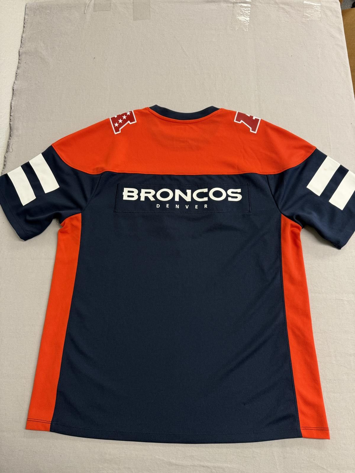 NFL Denver Broncos Jersey T-shirt Cut OTS Alton Top Mens NWT -L Size US L / EU 52-54 / 3 - 2 Thumbnail