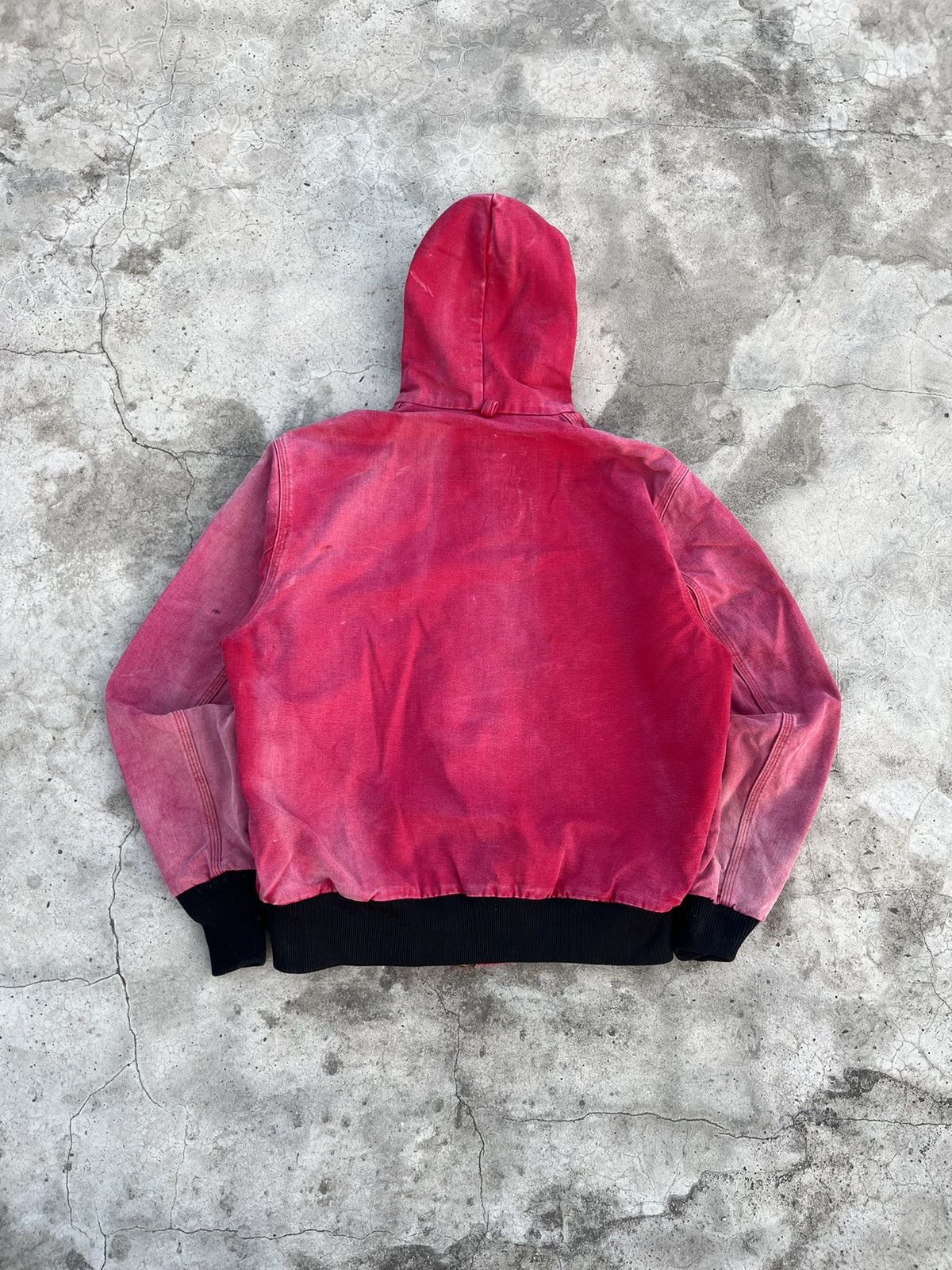 Carhartt × Vintage Vtg faded Carhartt Hooded Jacket Size US M / EU 48-50 / 2 - 8 Thumbnail