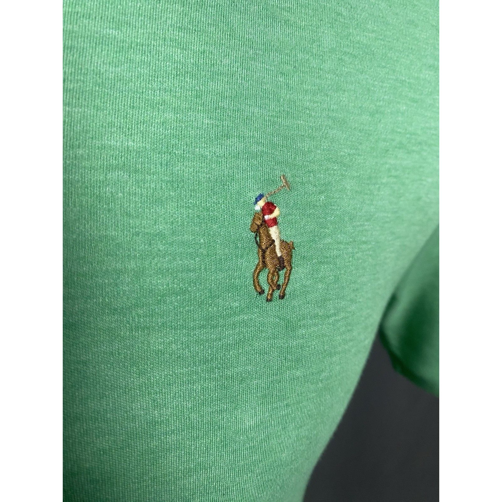 Ralph Lauren Polo Ralph Lauren Slim Fit Men's Green Polo T-Shirt Size L Size US L / EU 52-54 / 3 - 8 Thumbnail