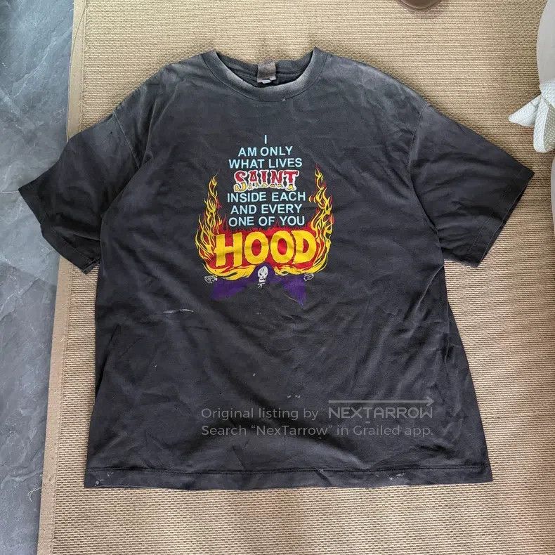 Saint Michael Saint Michael Flame collaboration SS25 graffiti washed and Size US XL / EU 56 / 4 - 1 Thumbnail