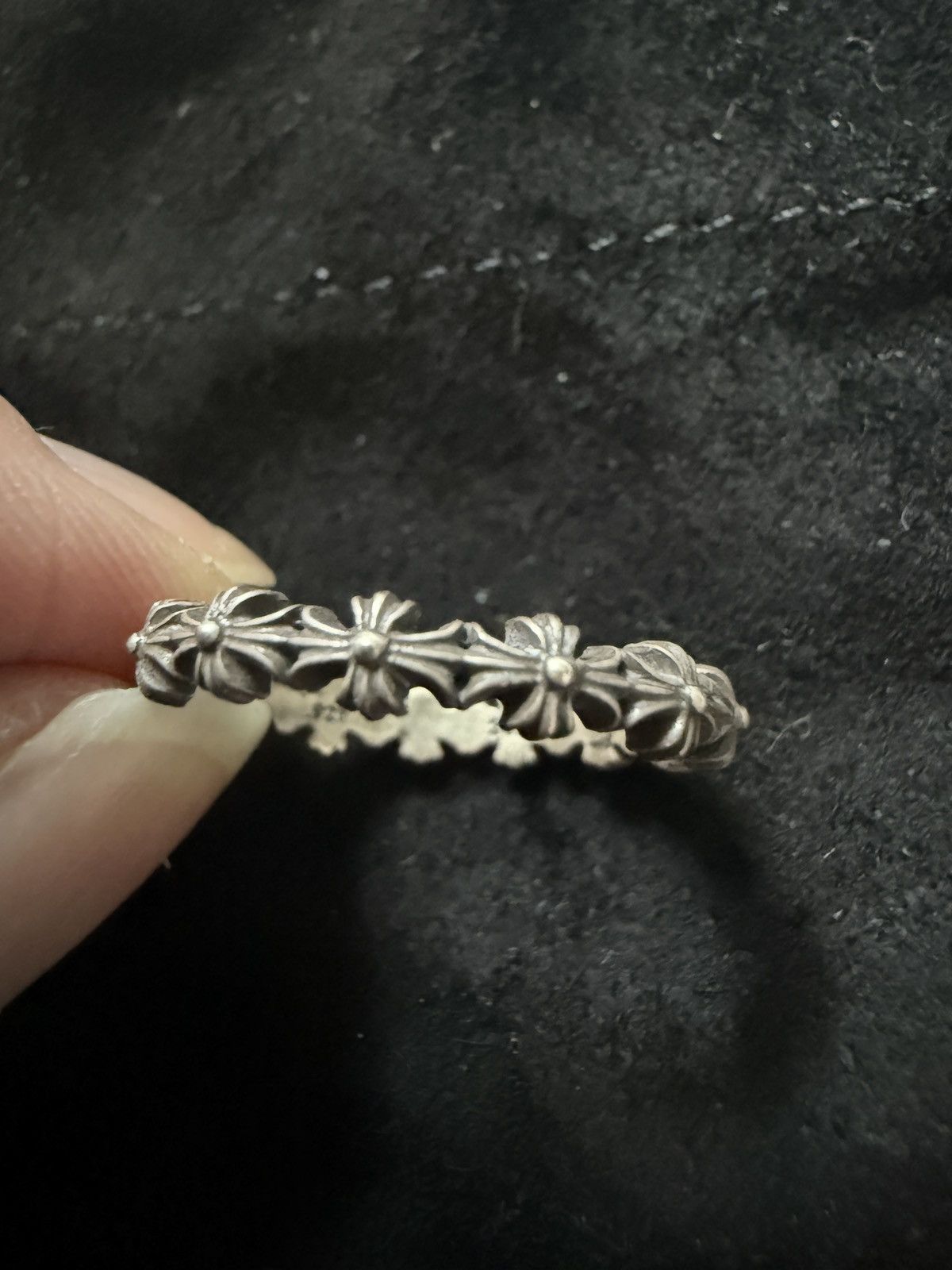 Chrome Hearts Chrome Hearts tiny e sliver ring size 9 Size ONE SIZE - 4 Thumbnail
