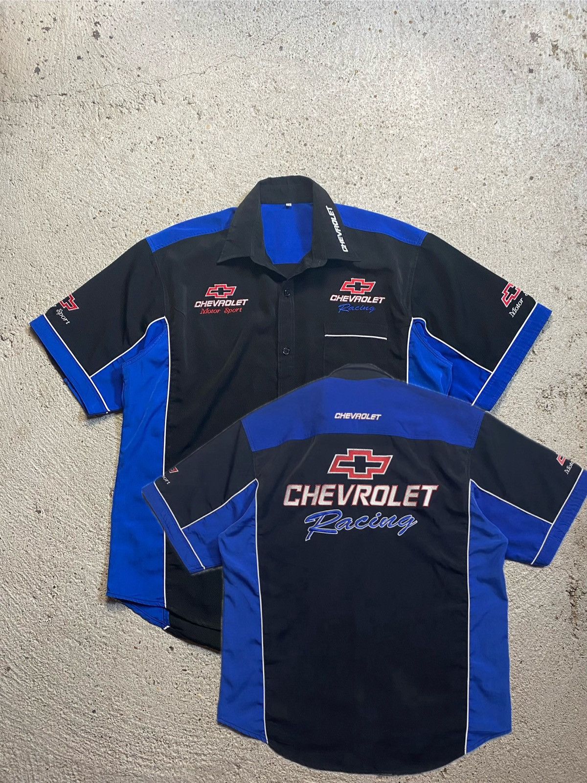 Vintage Chevrolet chevy racing button up shirt oversized vintage Size US XL / EU 56 / 4 - 1 Thumbnail