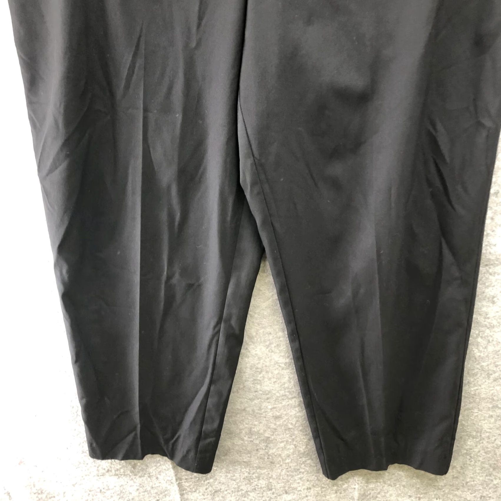 Talbots VINTAGE Talbots Black Dress Pants Womens Size 18 High Rise Straight Flat Front Size 40" / US 18 - 4 Thumbnail