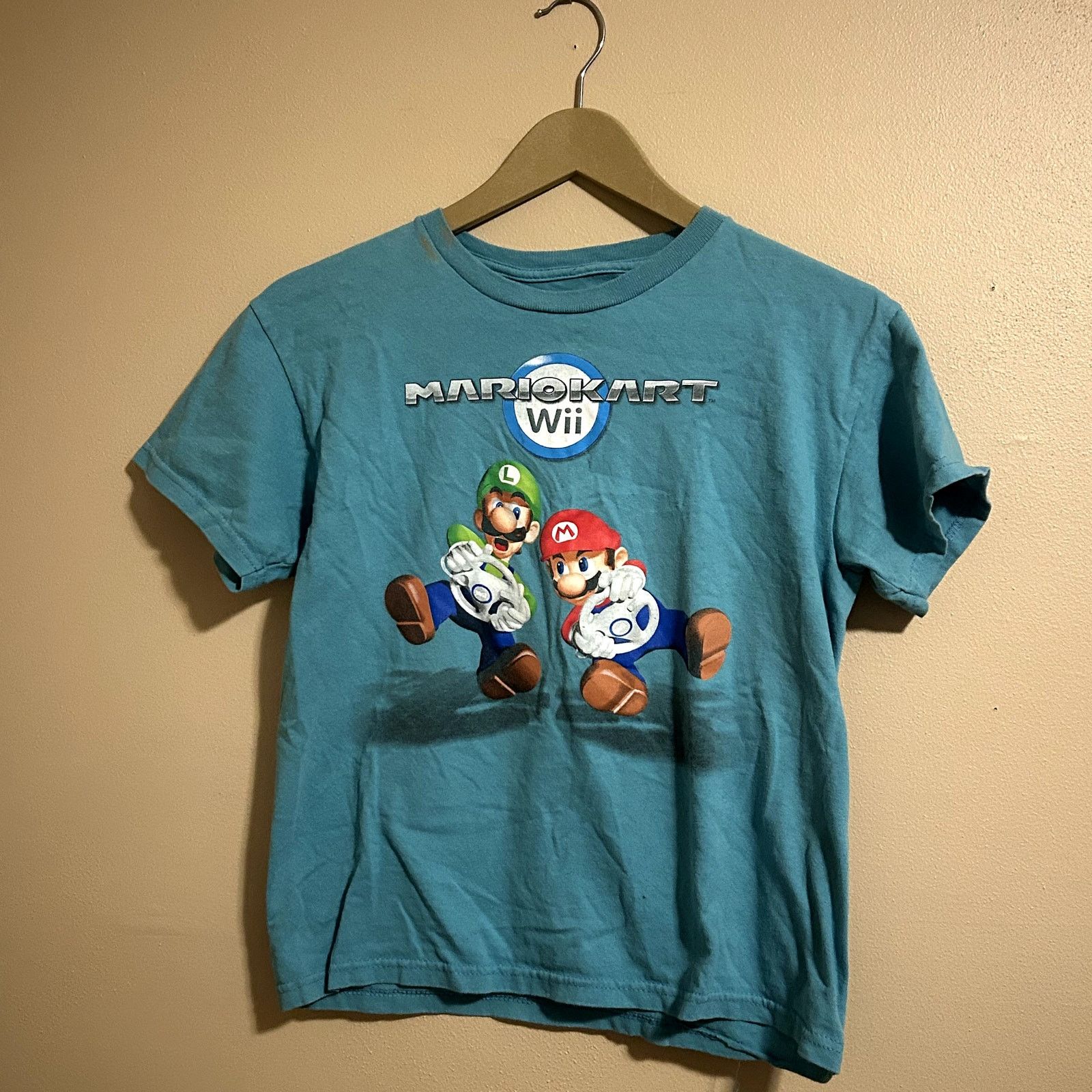 Nintendo Y2K Wii Mario Kart T-Shirt Kids Large Size US L / EU 52-54 / 3 - 1 Thumbnail