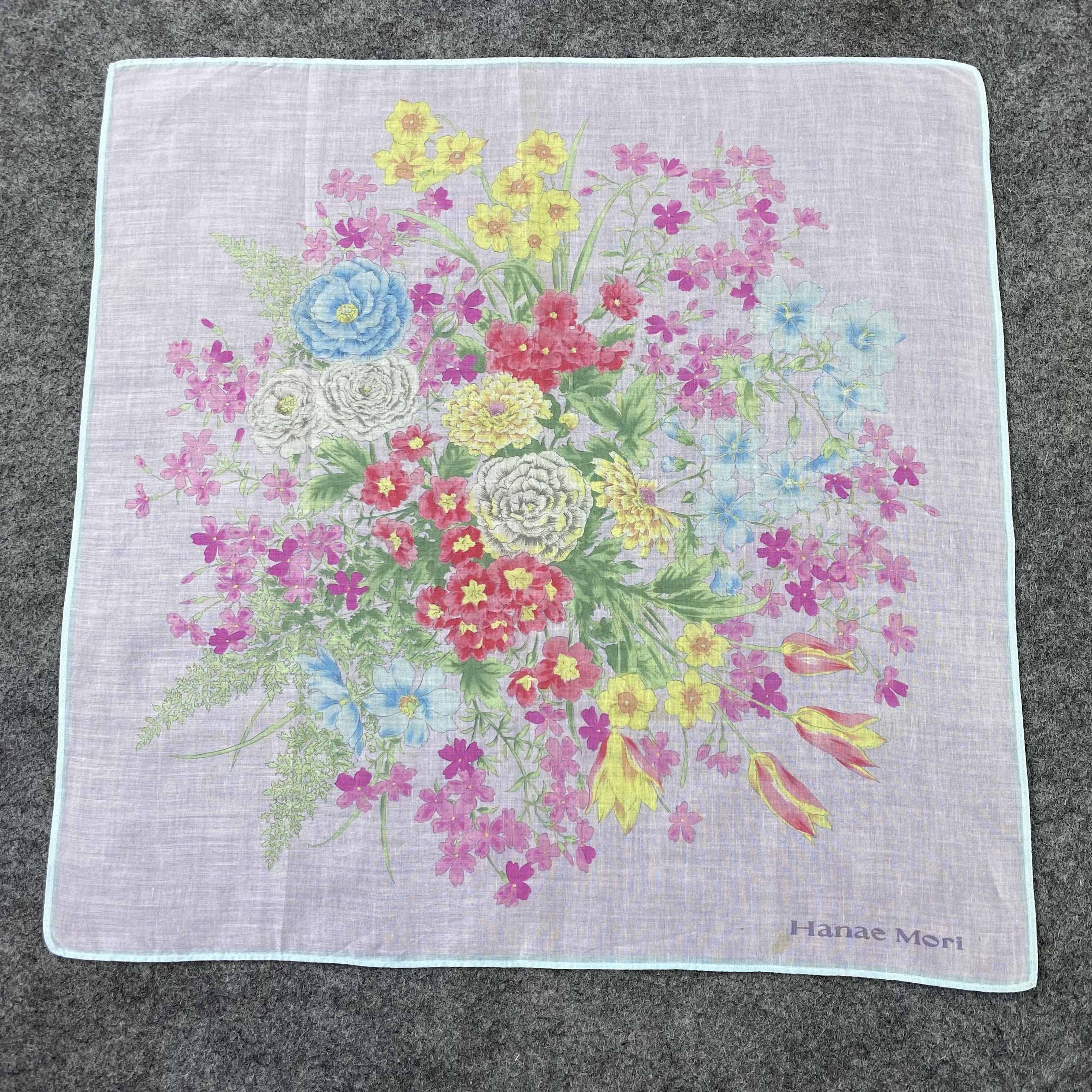 Hanae Mori Hanae Mori Handkerchief / Bandana / Neckerchief -B565 Size ONE SIZE - 3 Thumbnail