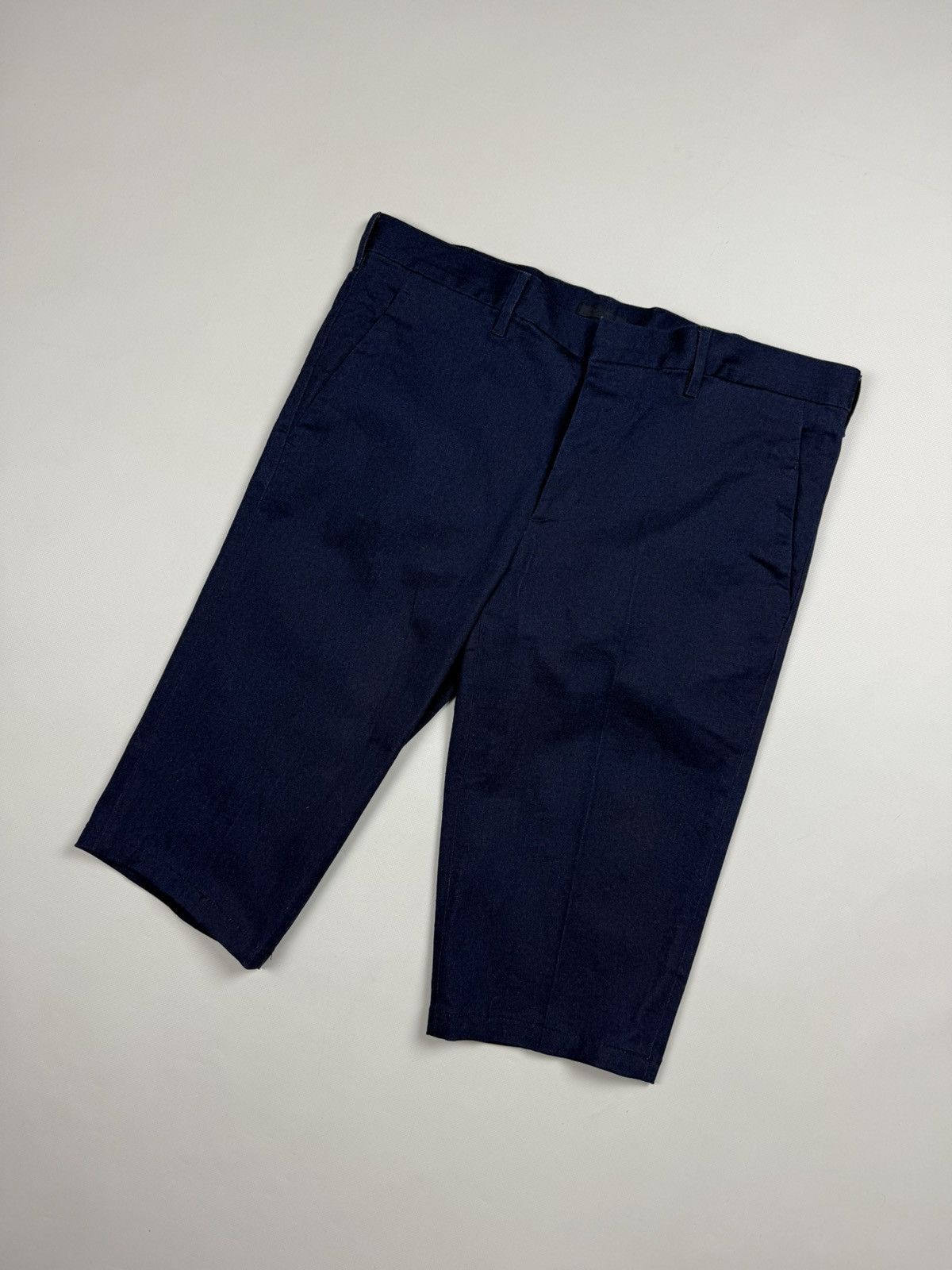 Prada Prada Milano Black Tab Men’s Cut Denim Shorts Breeches Size US 35 - 5 Thumbnail