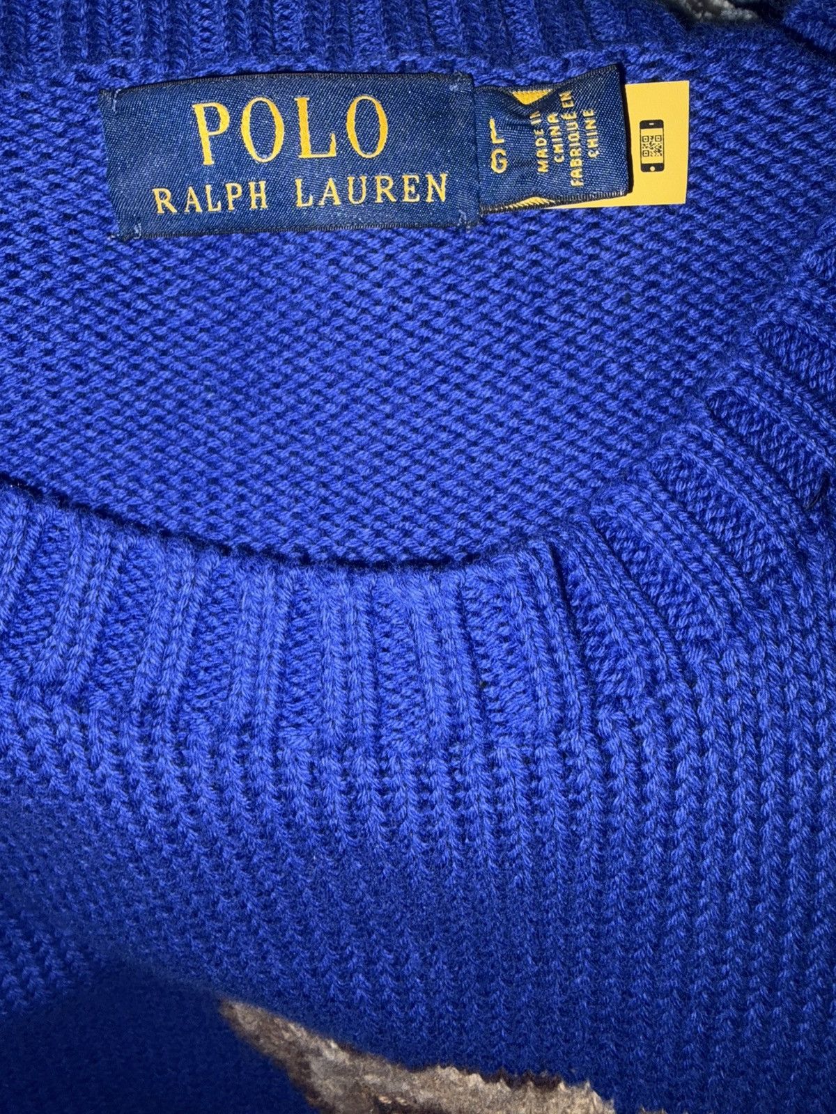 Polo Ralph Lauren Polo Ralph Lauren Bear Sweater Knit Blue Size US L / EU 52-54 / 3 - 3 Thumbnail