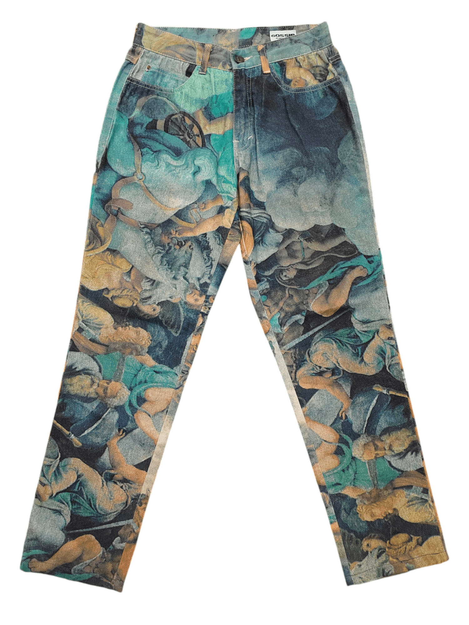 Seditionaries 90s Gossip- Renaissance Chaos Art Graphic Jeans Size US 30 / EU 46 - 1 Thumbnail
