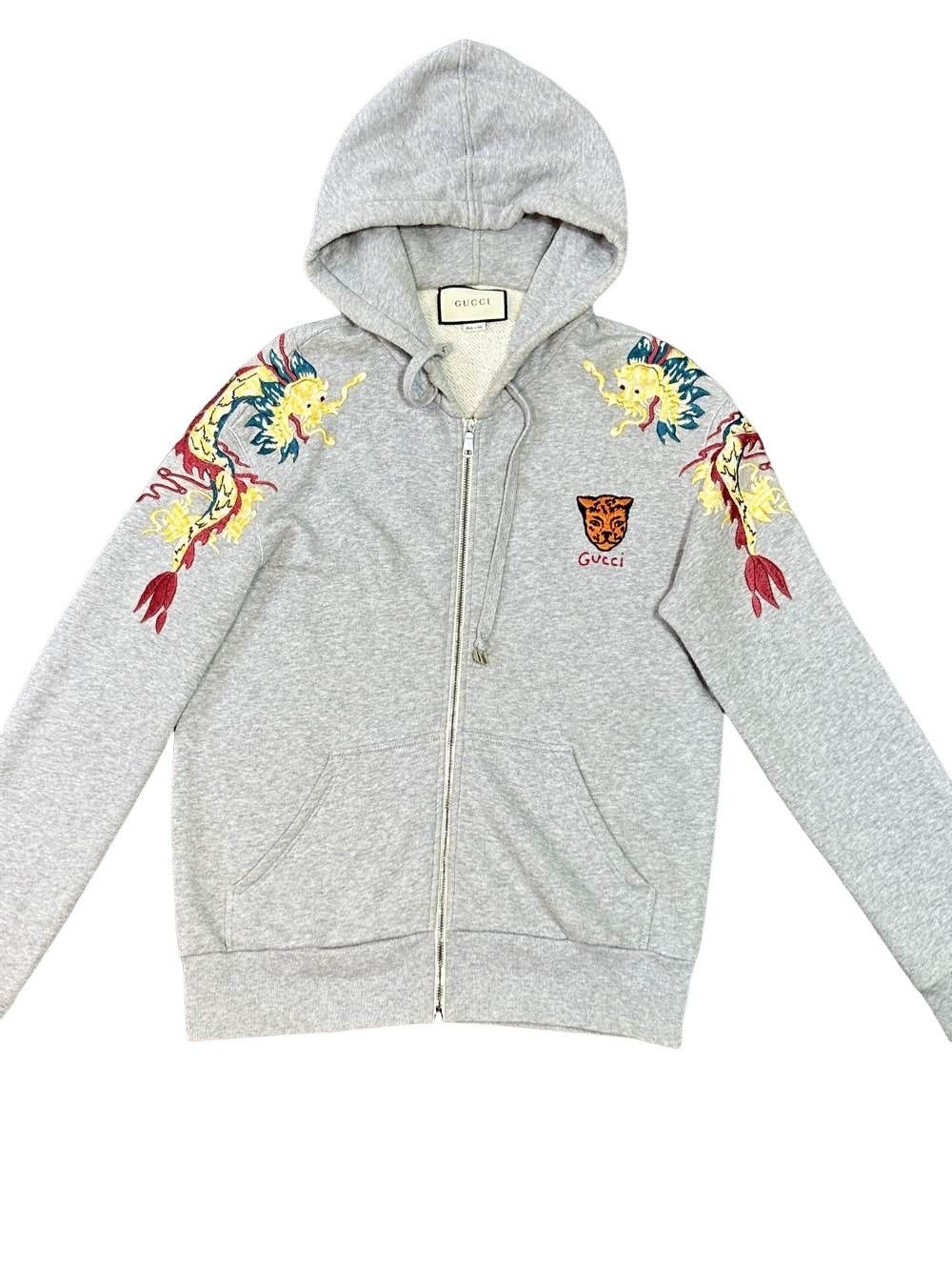 Gucci Gucci Dragon Embroidery Zip Hoodie Size XS | Grailed