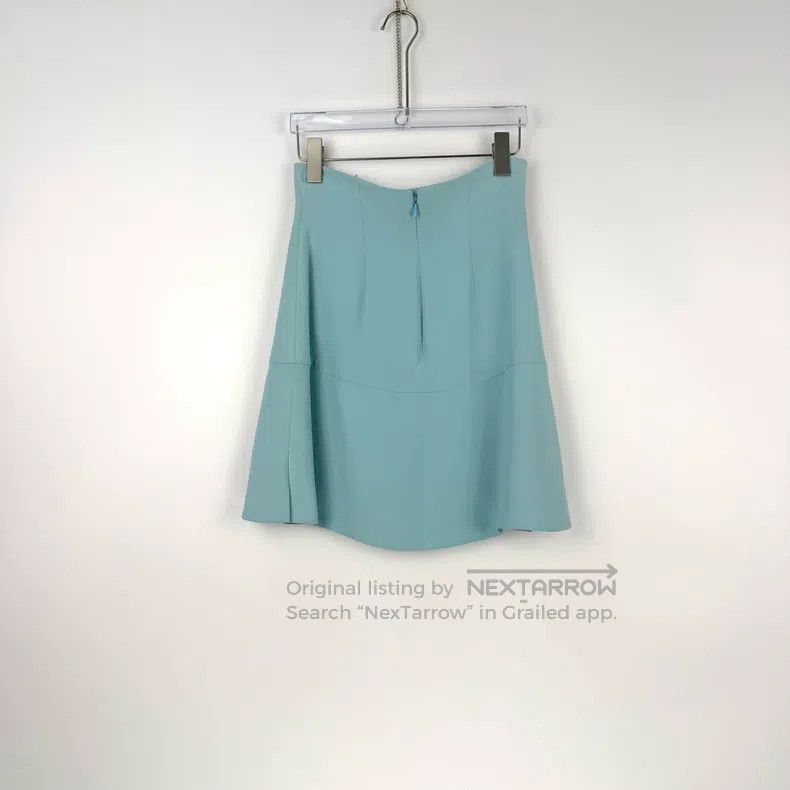 Dior Dior Lake blue mulberry silk short skirt Size 24" / US 00 / IT 34 - 4 Thumbnail