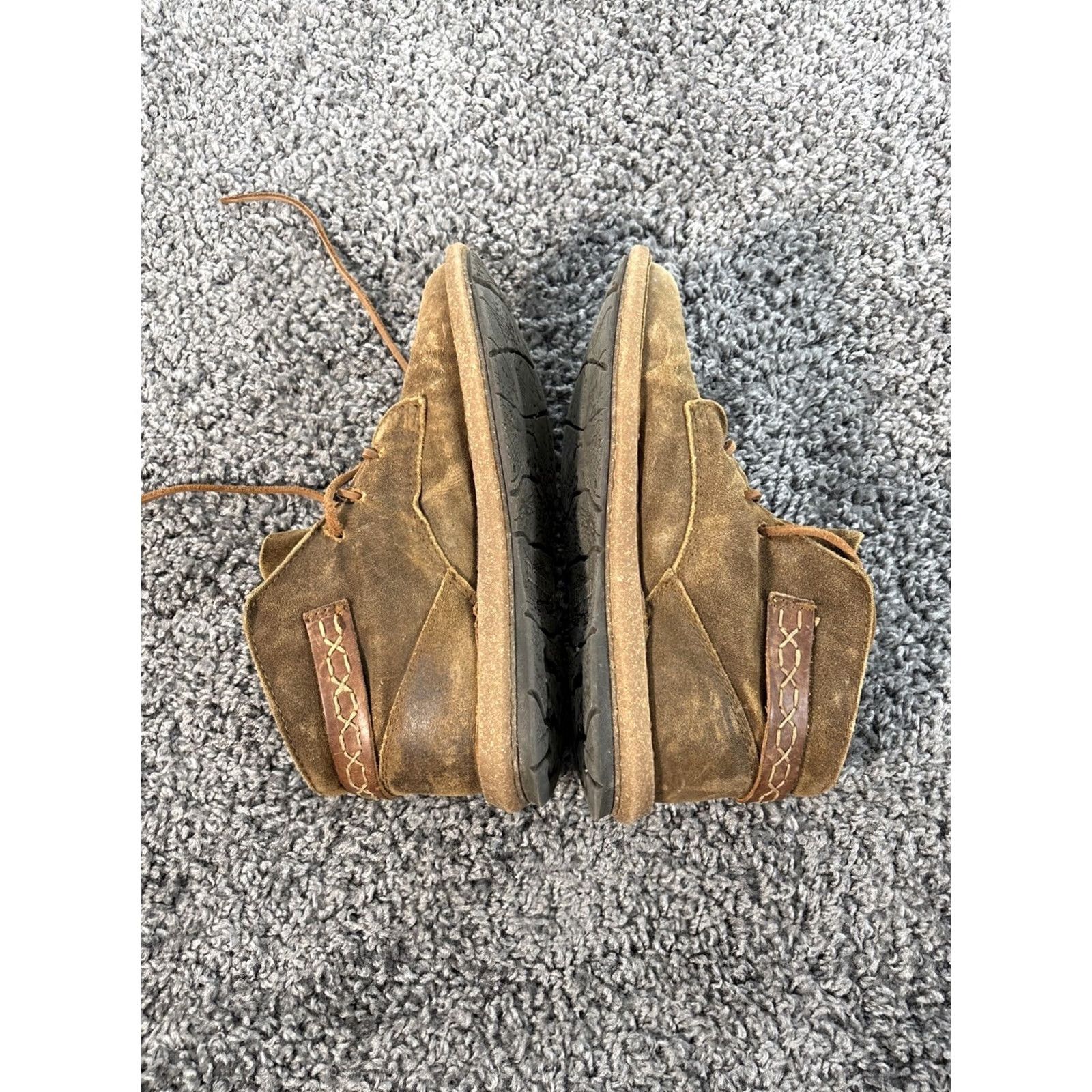 Born VINTAGE Born Wynter II Ankle Boots Bootie Women's Sz 9.5 Brown Nubuck Leather BR0054057 Size US 10 / IT 40 - 6 Thumbnail