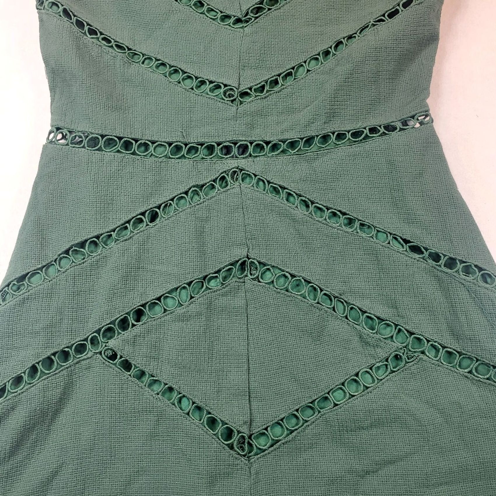 Vintage Charlie Moss Women Dress Forrest Green Casual S 2.00 Retail NWT NWT Size S / US 4 / IT 40 - 6 Thumbnail