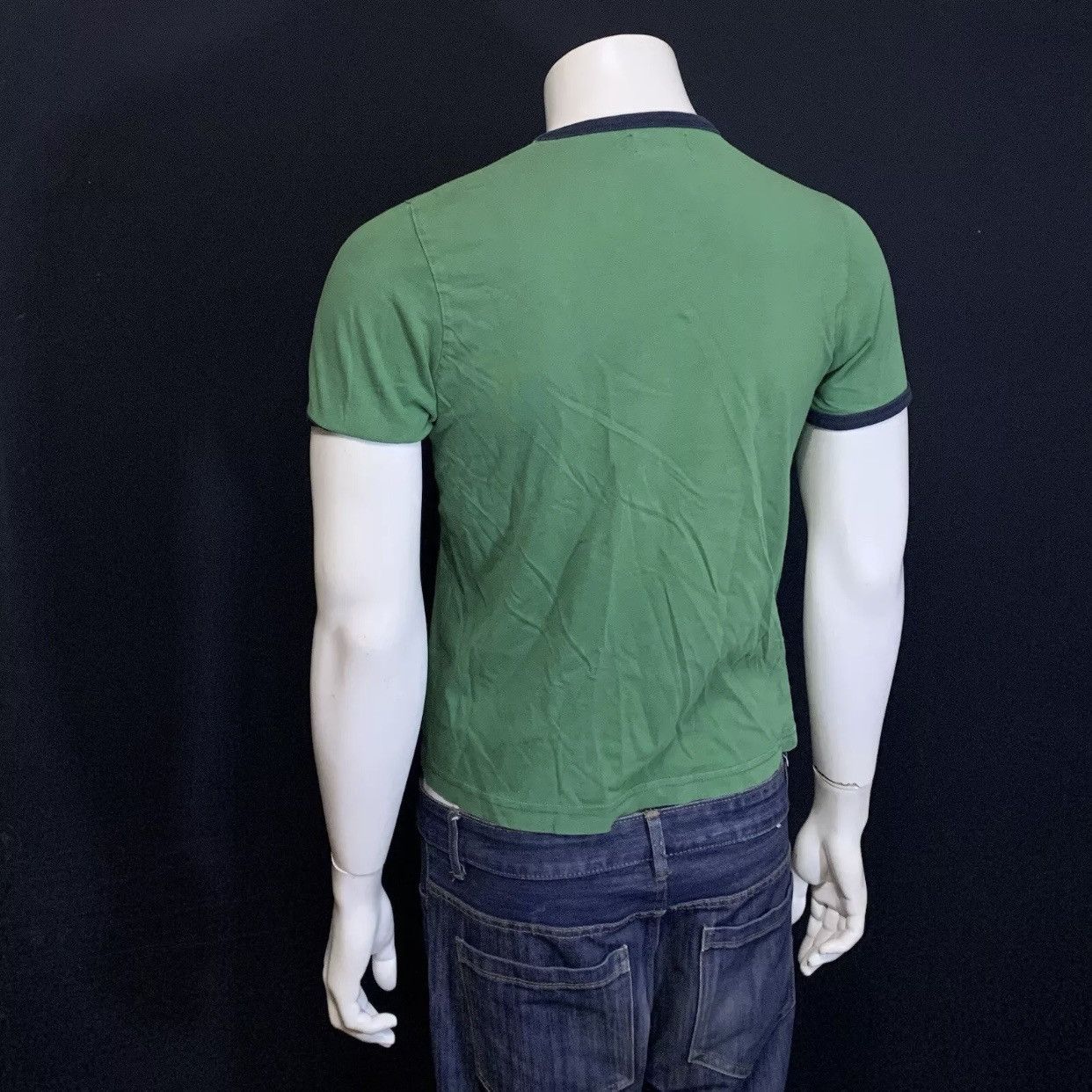 Fred Perry × Vintage 80s 90s Vintage Fred Perry T Shirt Skins Mod Casuals Green Size US S / EU 44-46 / 1 - 4 Thumbnail