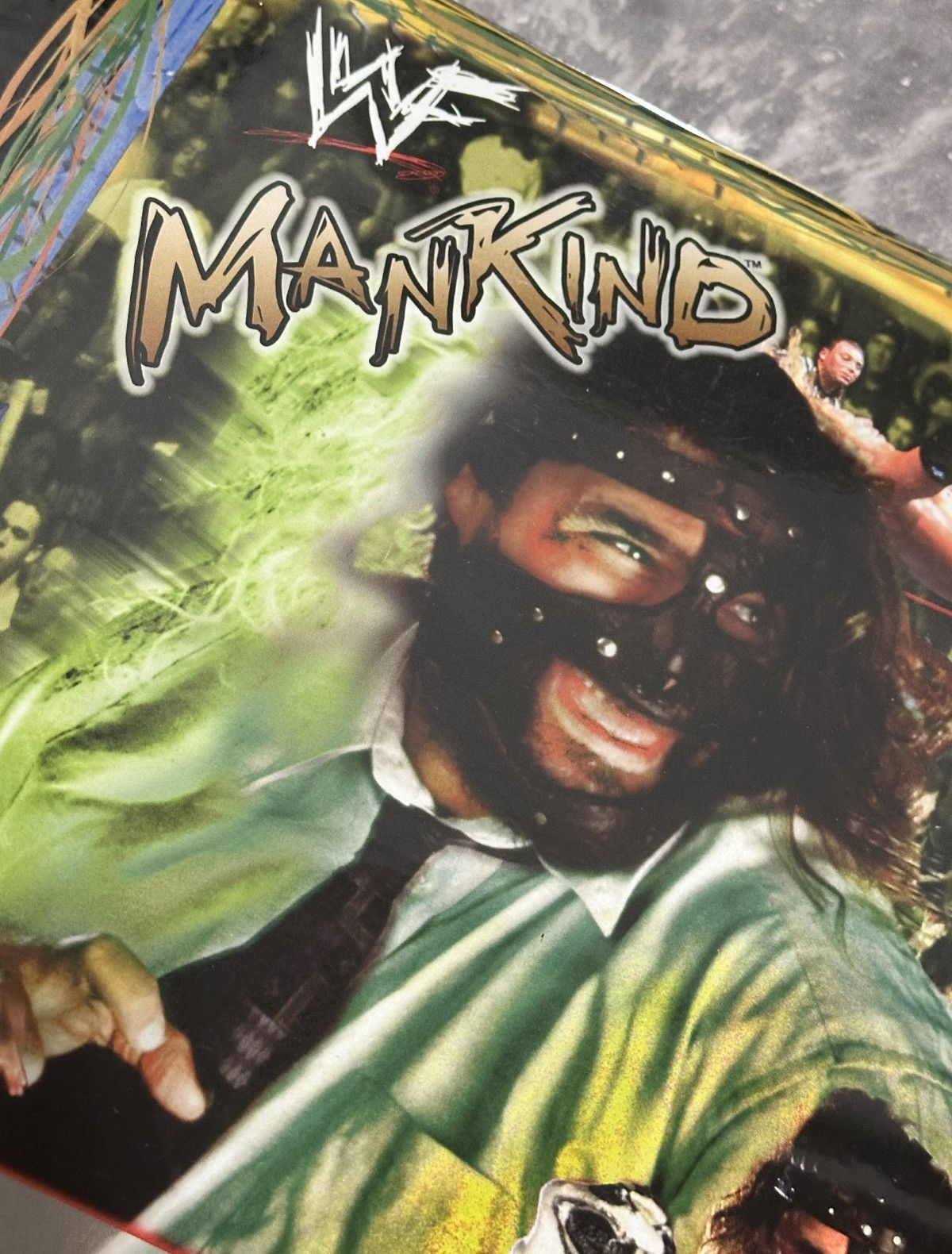WWF WWF Mankind Wrestler Hardcover Binder Size ONE SIZE - 2 Thumbnail