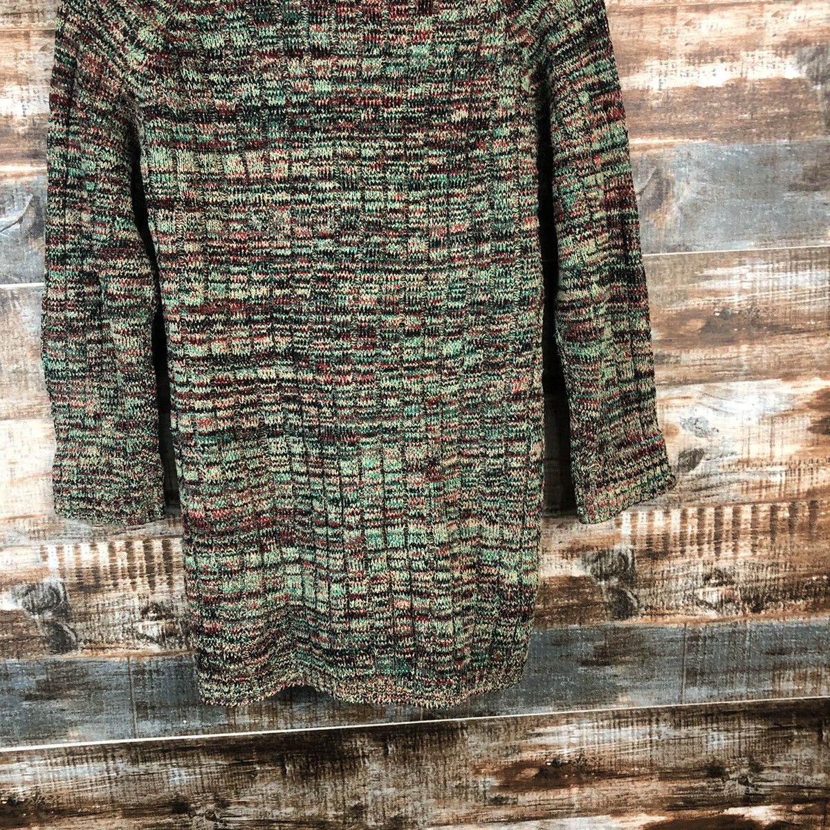 Other DL Knit japan vintage Green Cardigan Knitwear #C688 Size M / US 6-8 / IT 42-44 - 13 Thumbnail