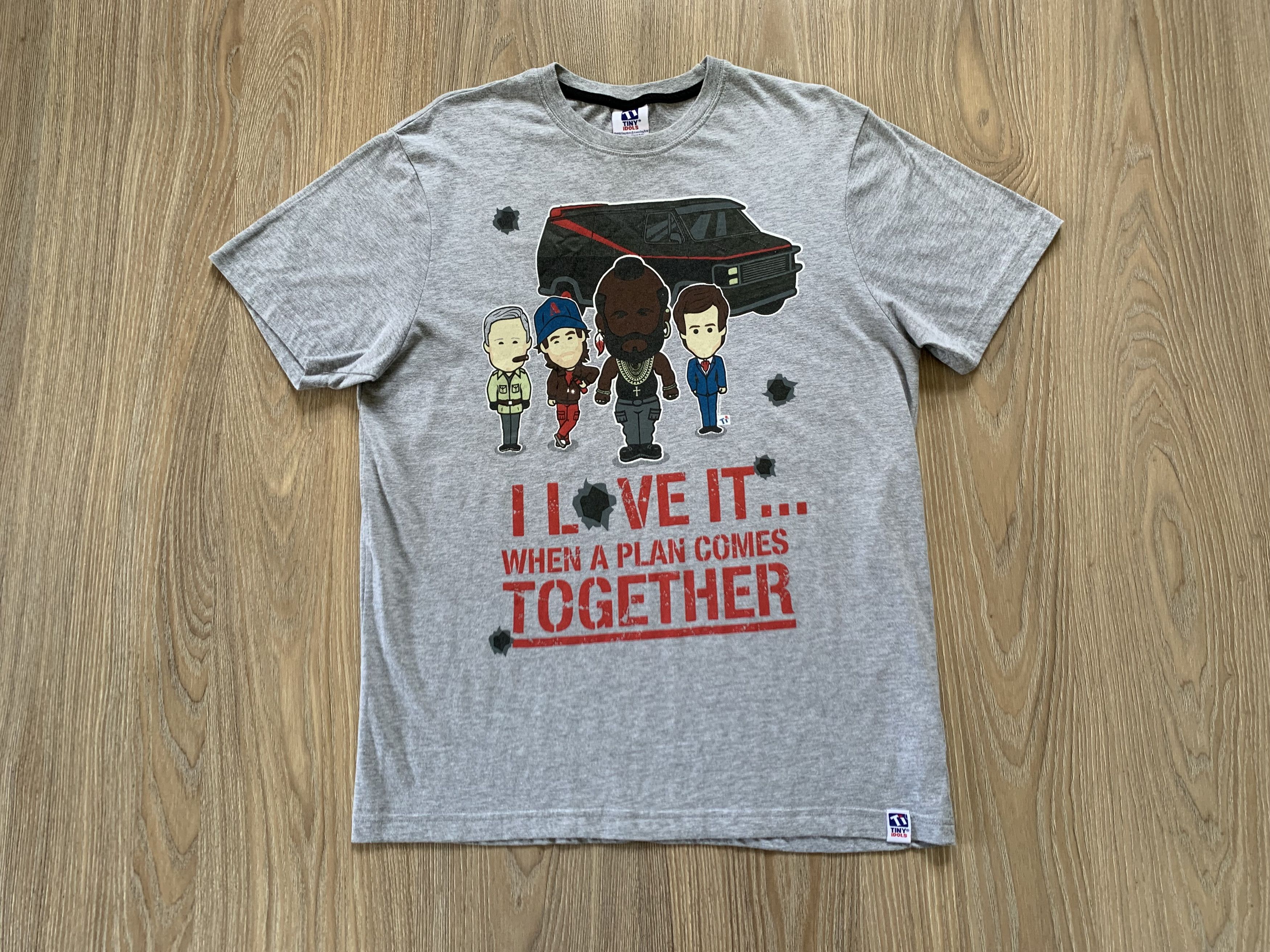 Vintage Tiny Idols Team 2010 Cotton T-Shirt Size US M / EU 48-50 / 2 - 2 Thumbnail