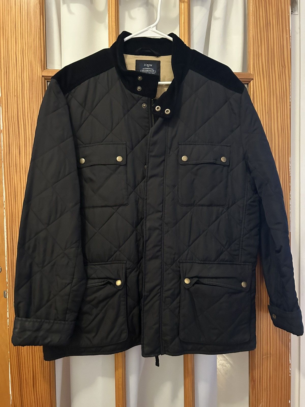 J.Crew J.Crew Mens Quilted Jacket Size US L / EU 52-54 / 3 - 1 Thumbnail
