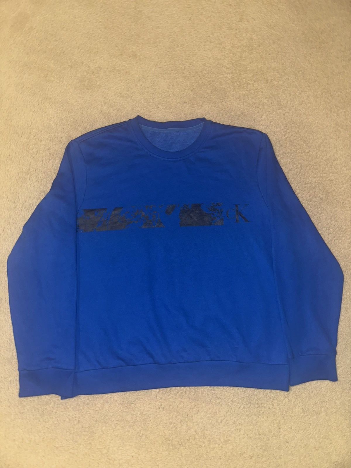 Calvin Klein Calvin Klein Blue Sweater Size US XL / EU 56 / 4 - 1 Thumbnail