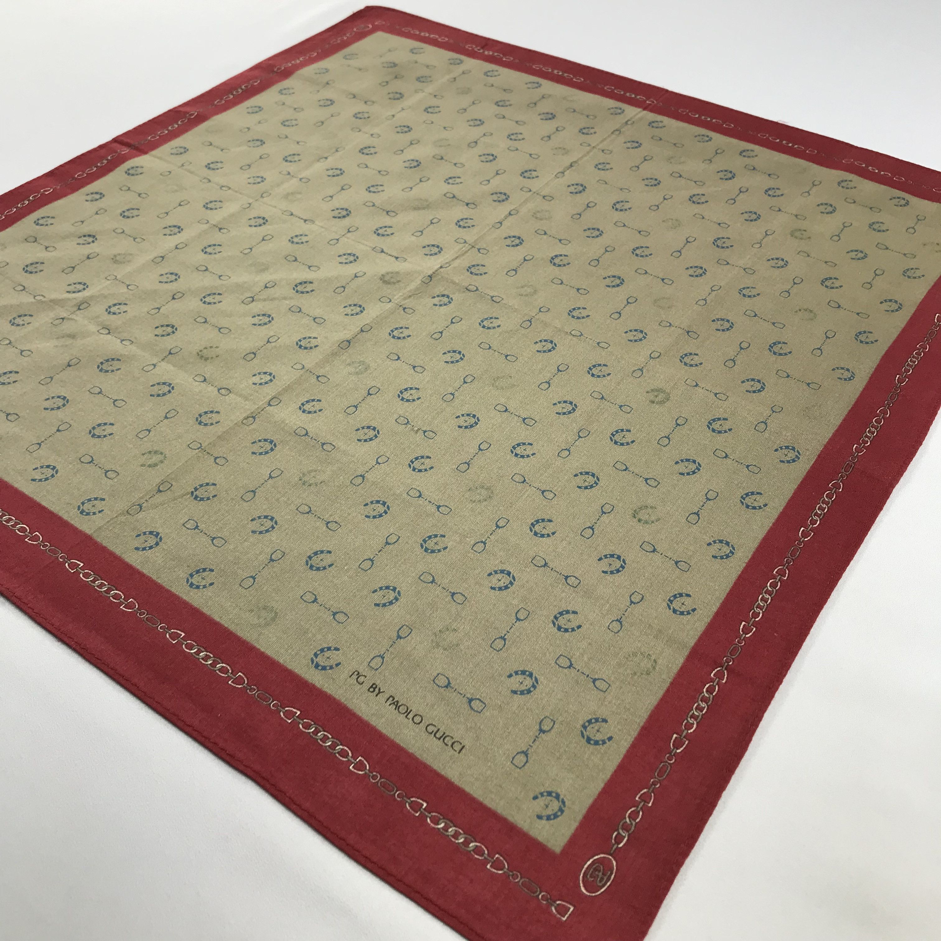 Paolo Gucci Paolo Gucci Handkerchief / Bandana / Neckerchief C596 Size ONE SIZE - 4 Thumbnail