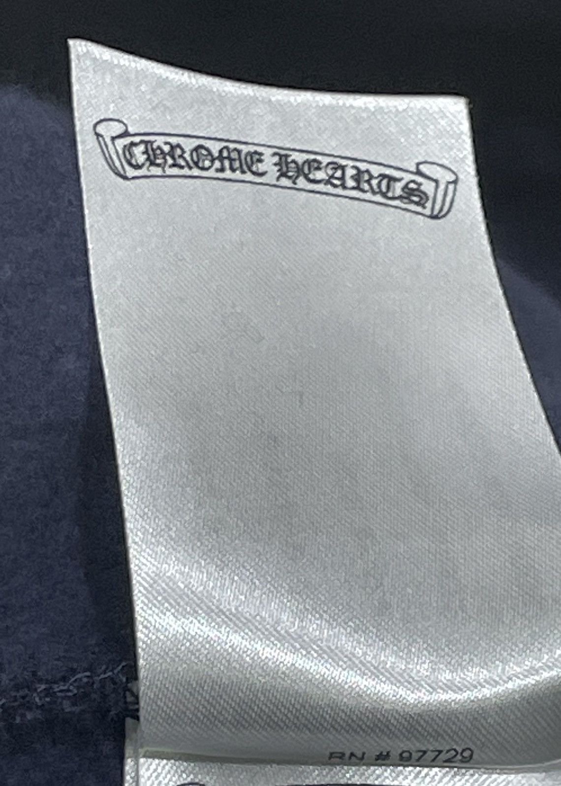 Chrome Hearts Chrome Hearts Logo Hoodie Navy Size US L / EU 52-54 / 3 - 9 Thumbnail