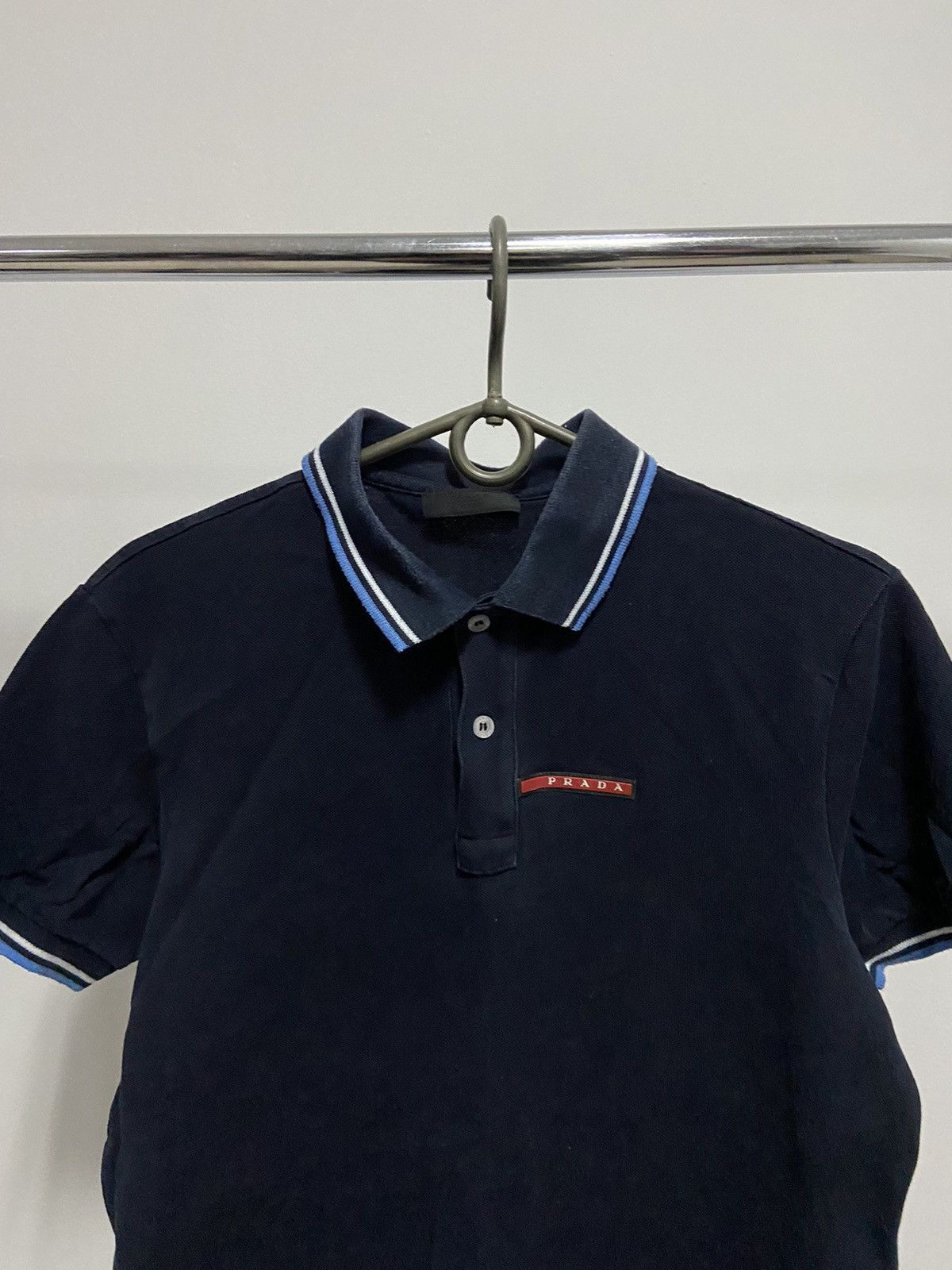 Prada × Vintage Prada T Shirt Polo Luxury red Tab Vintage Size US S / EU 44-46 / 1 - 2 Thumbnail
