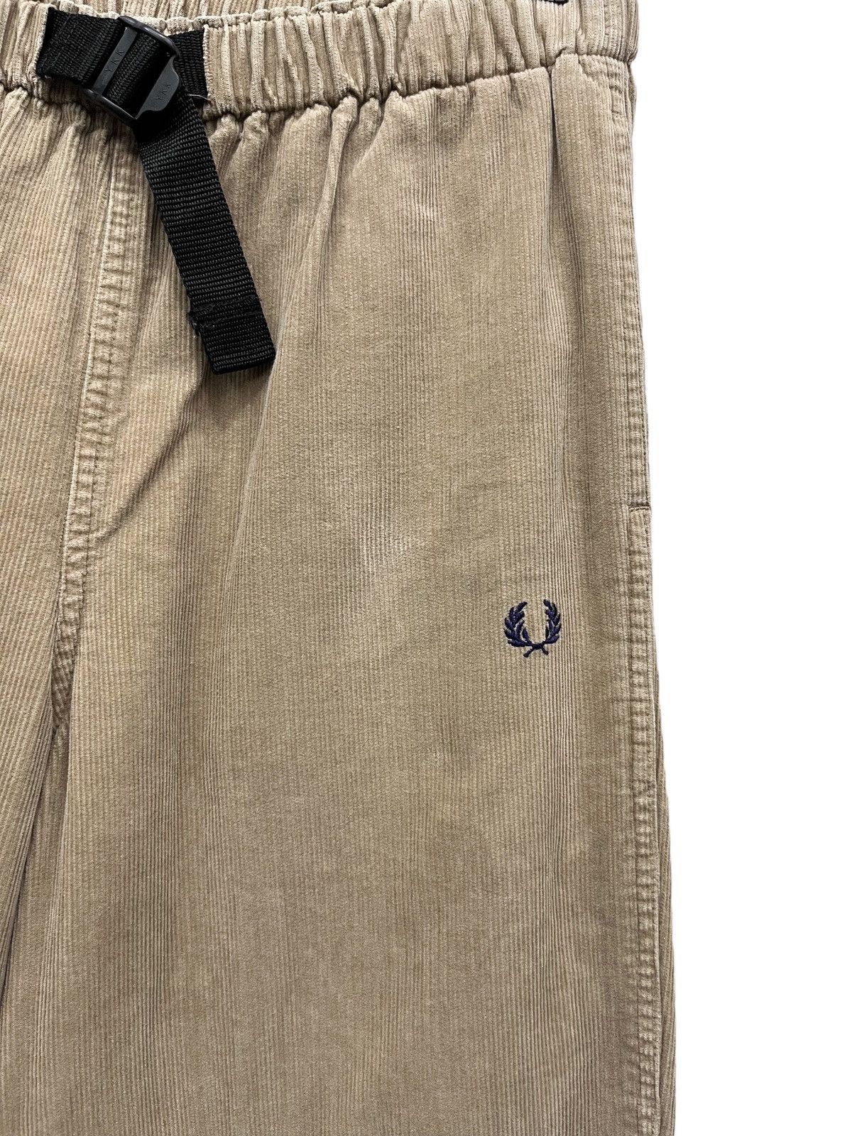 Fred Perry 🔥Vintage FRED PERRY Corduroy Elastic Waist Easy Fit Pants Size US 30 / EU 46 - 3 Thumbnail