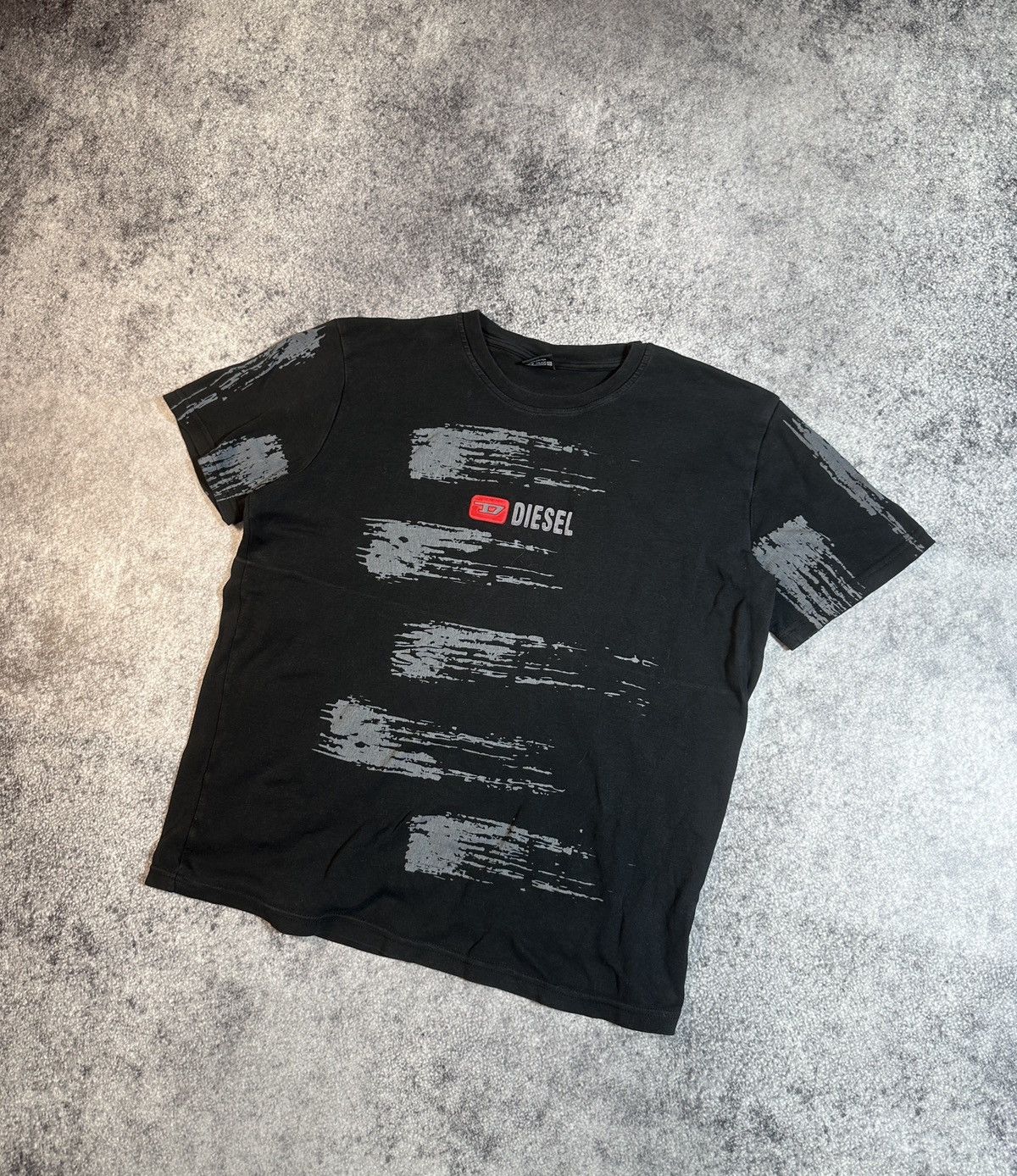 Diesel × Vintage Y2K Vintage Diesel Big Logo Streetwear Avant Garde Rare VTg Size US XL / EU 56 / 4 - 1 Thumbnail