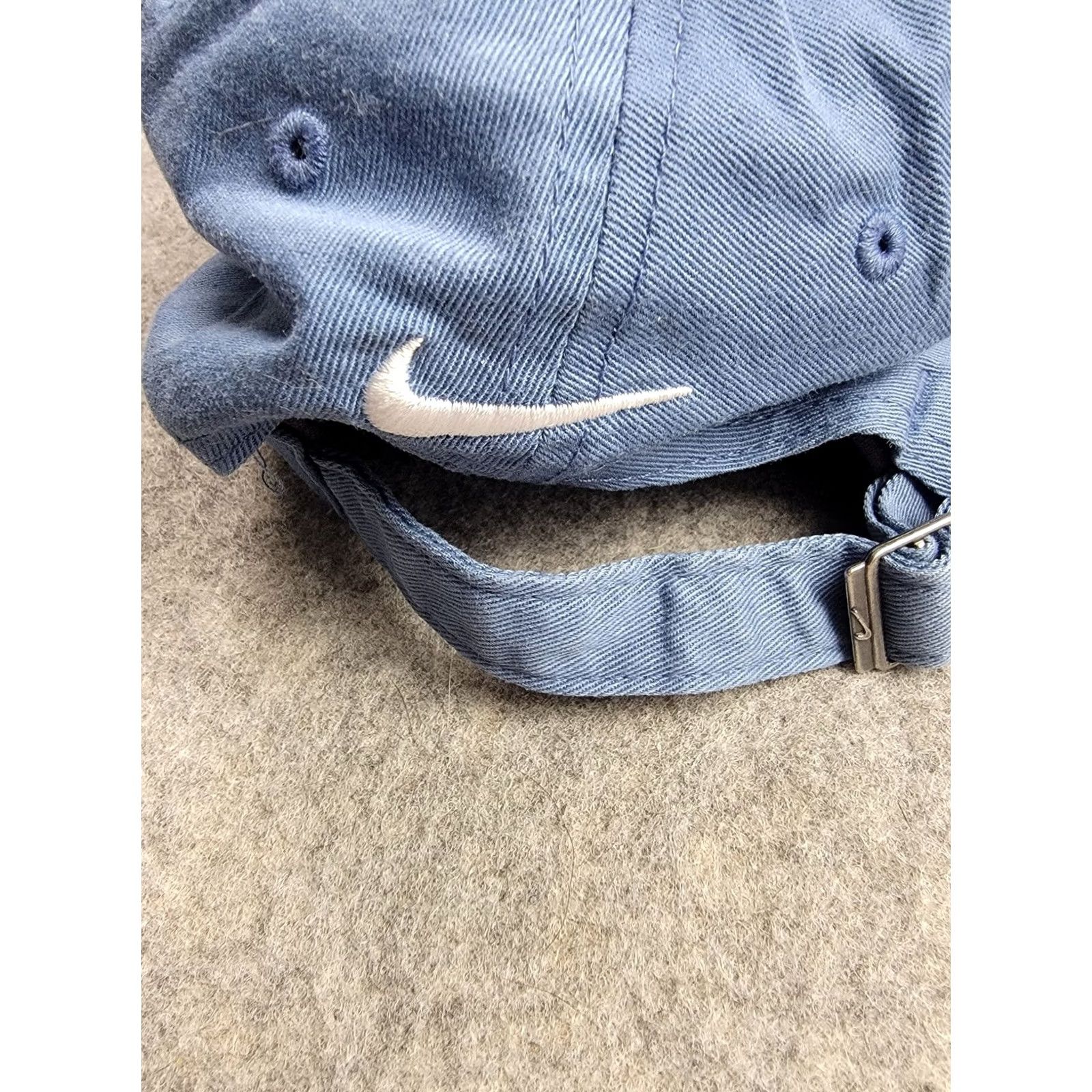 Nike Nike Hat Cap Strap Back Blue Golf Embroidered Swoosh Mens One Size Cap Baseball Nike Golf Mens One Size Blue Size ONE SIZE - 3 Thumbnail