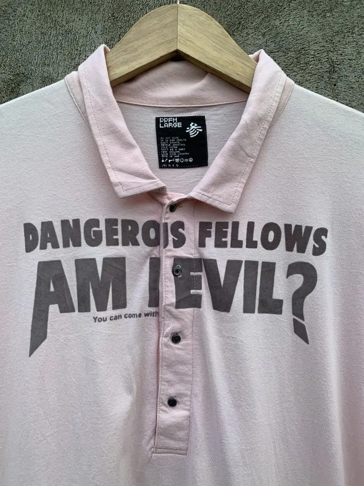 PPFM Y2k PPFM dangerous fellows am i evil? double layer polos Size US L / EU 52-54 / 3 - 1 Thumbnail