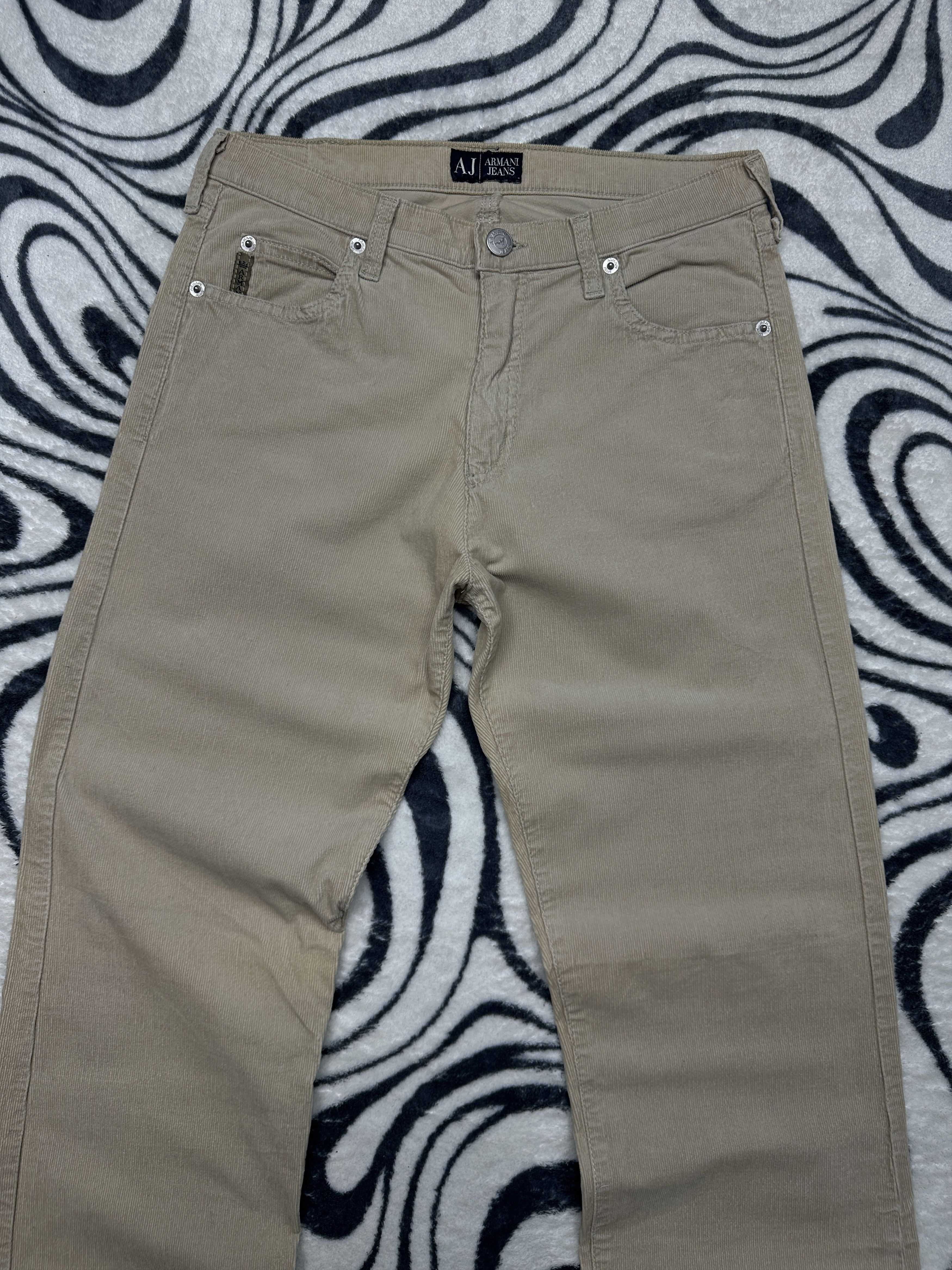Armani Armani Jeans 90s Vintage Corduroy Pants Size US 28 / EU 44 - 5 Thumbnail