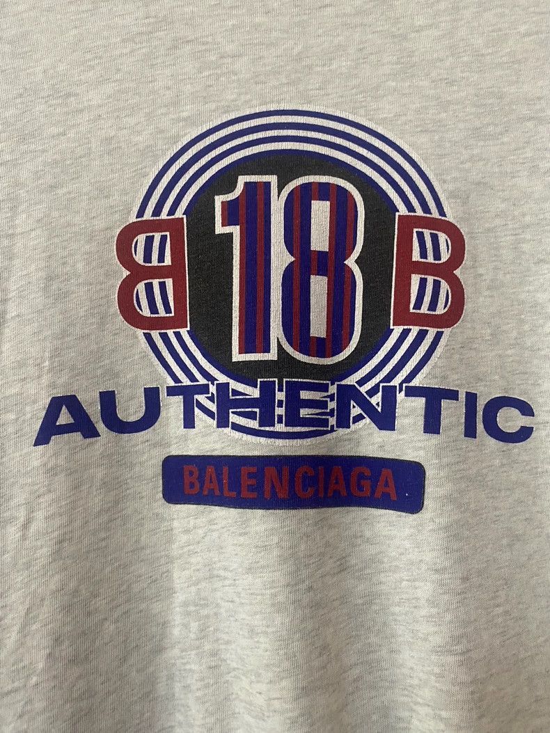 Balenciaga Balenciaga 18 Year Gray Short Sleeve T-Shirt-2506 Size US XL / EU 56 / 4 - 3 Thumbnail