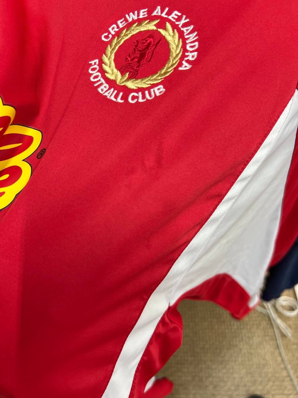 Diadora Crewe Alexandra 2005 2006 Home Shirt Long Sleeve Jersey Size US XL / EU 56 / 4 - 22 Thumbnail