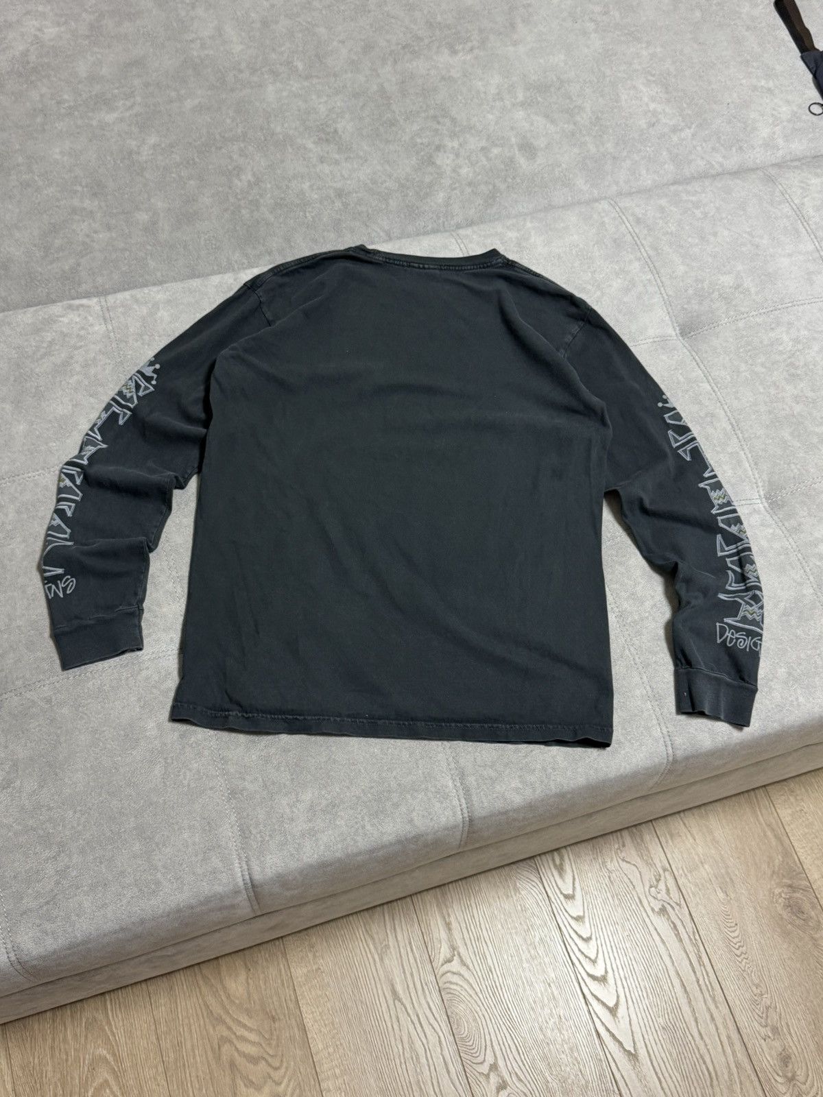 Stussy Stussy big logo distressed skate long sleeve swearshirt M Size US M / EU 48-50 / 2 - 12 Thumbnail